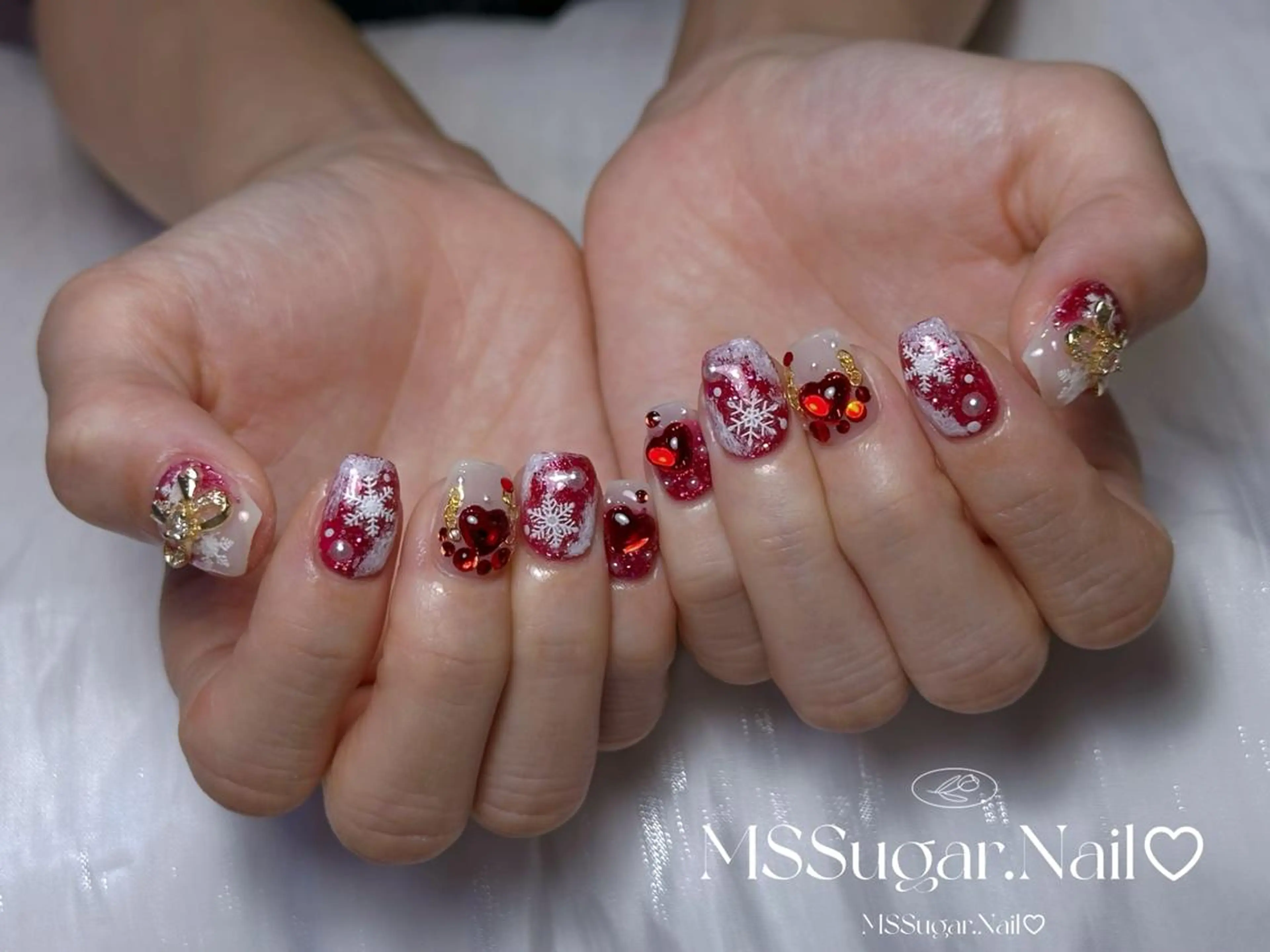 ネイル ハロウィン ロングネイル マグネットネイル スカルプネイル ネイルチップ ハンドネイル MSSugar Nailのネイルデザイン