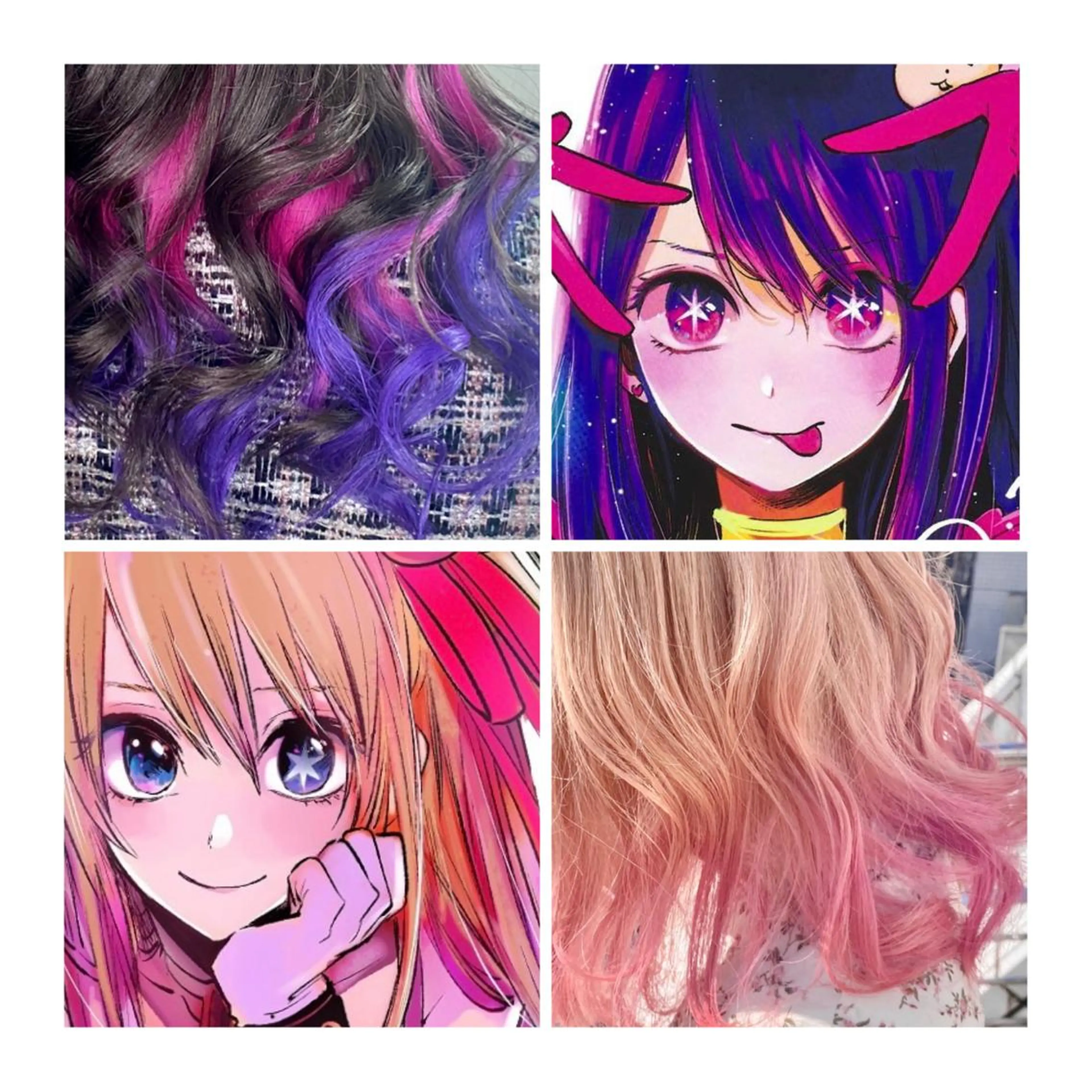 セミロング カラー GARU-ガル-所属・TSUNO🦖 派手髪/オタク美容師のヘアスタイル