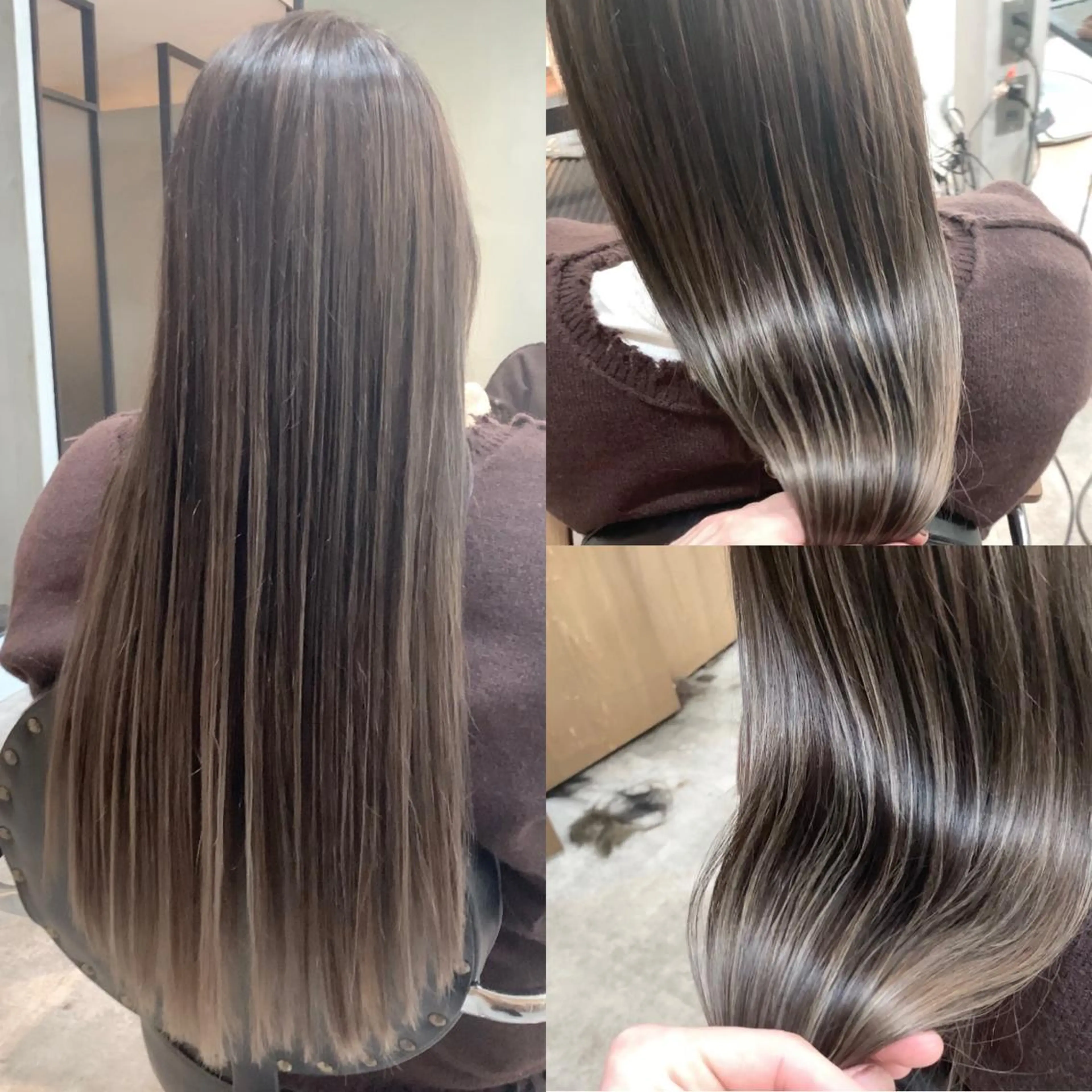 ロング カラー カット ヘアカラー トリートメント lafith hair leco所属・西金 徹のヘアスタイル