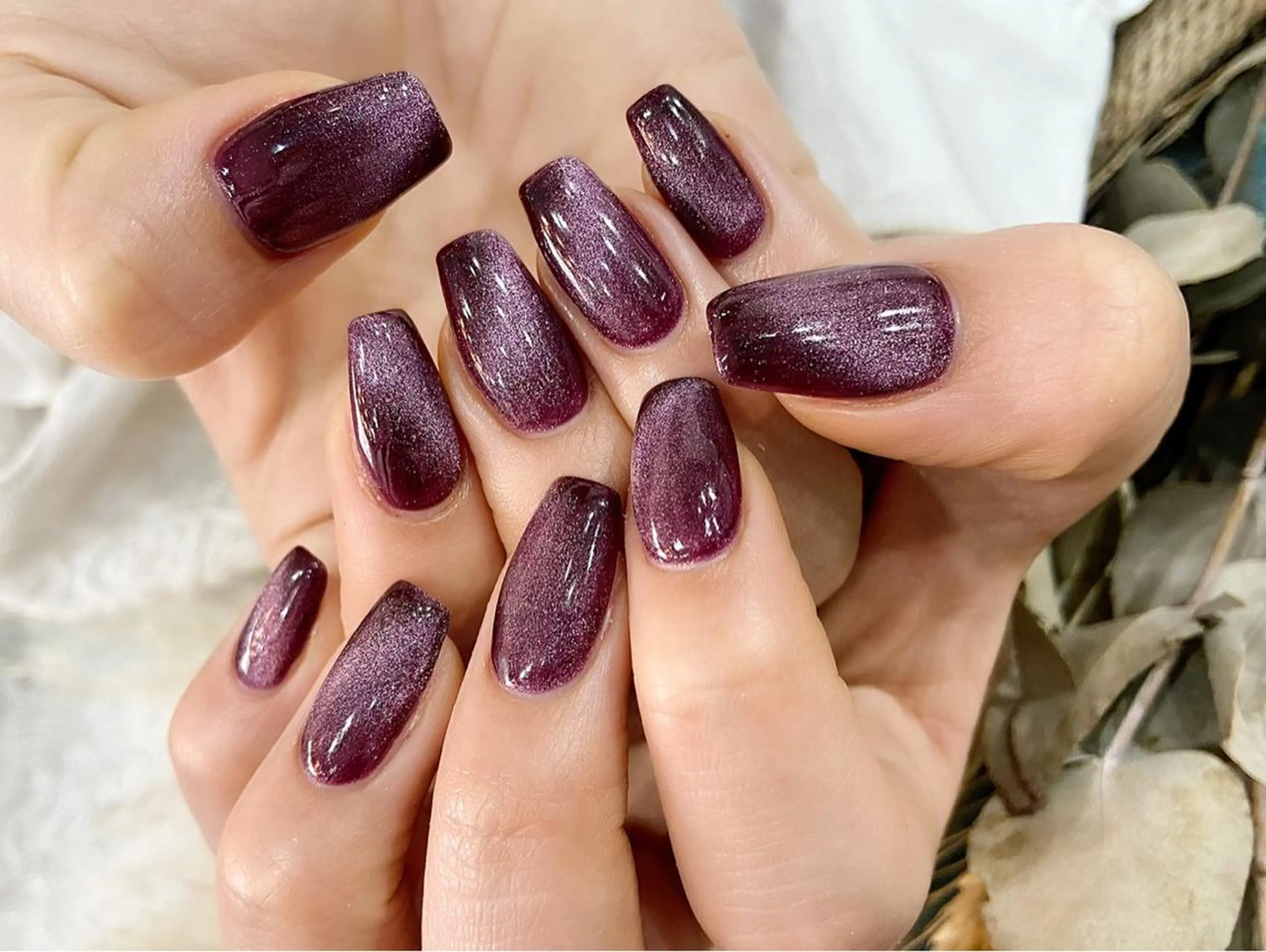 ネイル マグネットネイル ハンドネイル ハンドケア nailsalon mintのネイルデザイン