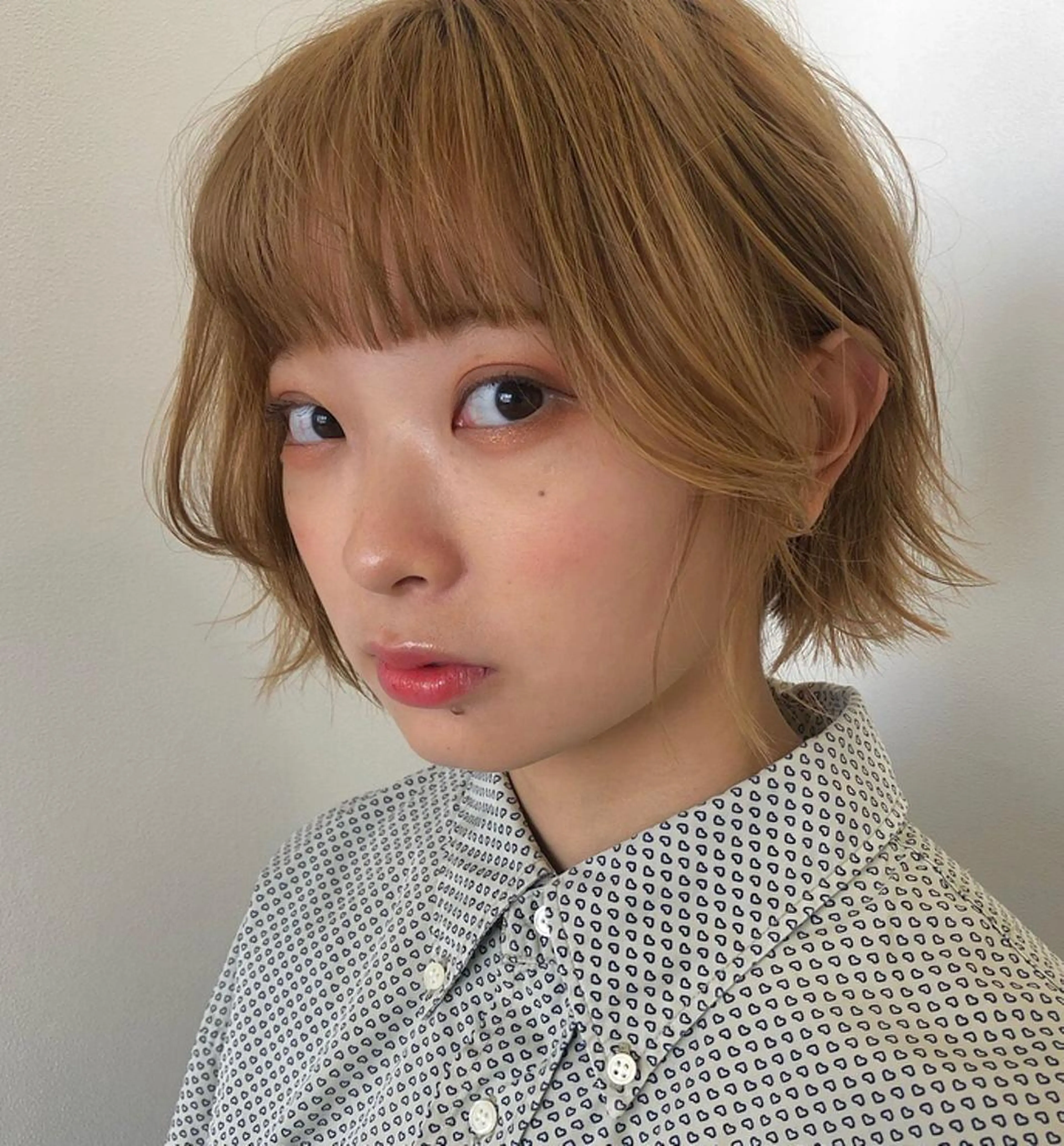 ショート カラー カット ヘアカラー 森本　舞✴︎ 似合わせパーマのヘアスタイル