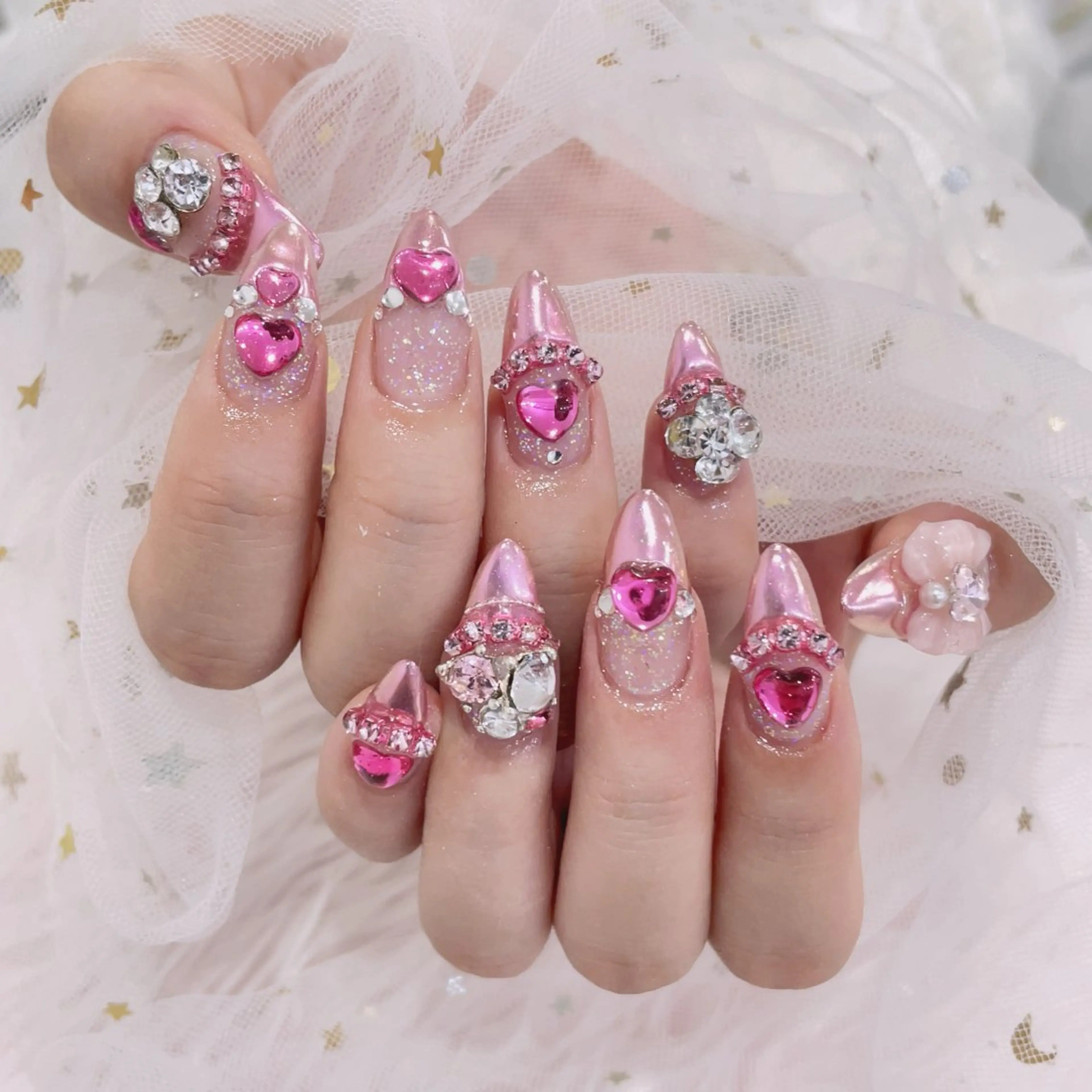 ミディアム ハンドネイル cho nailのネイルデザイン