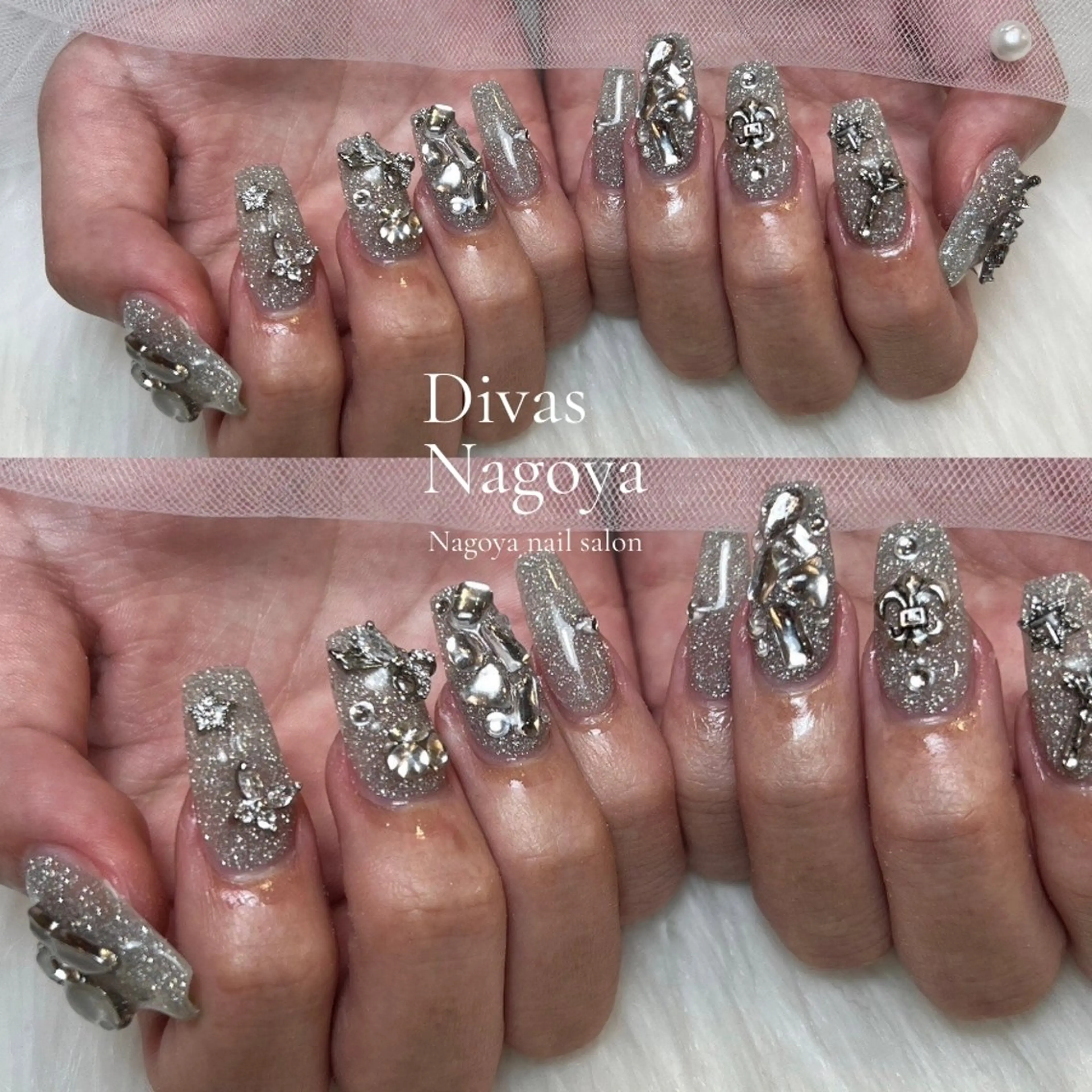 ネイル アートネイル 韓国ネイル マットネイル ミラーネイル ニュアンスネイル 🎀 Divas _Nagoyaのネイルデザイン