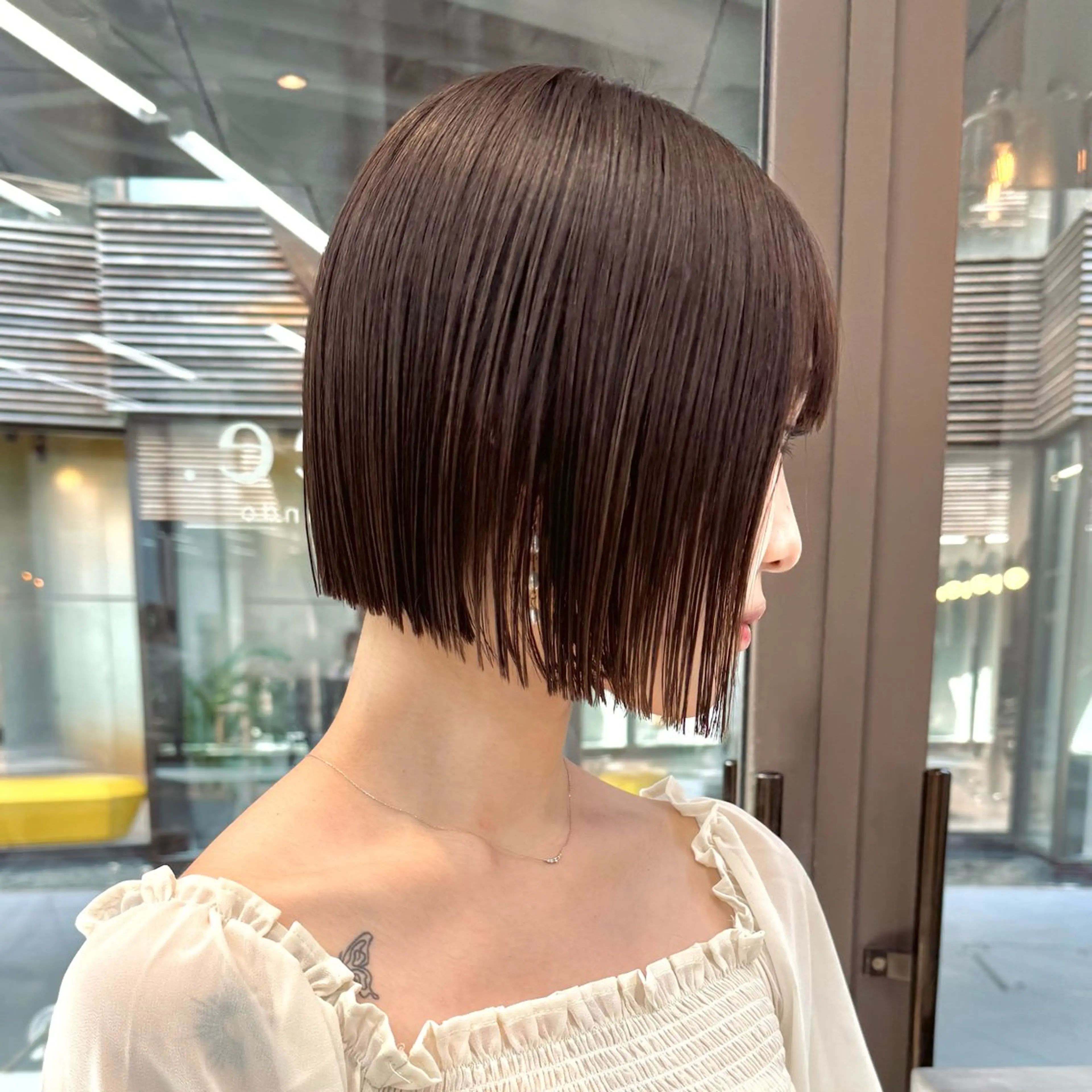 ショート ボブ 縮毛矯正 カット 縮毛矯正 トリートメント ボブ/パーマ/ 縮毛矯正/shinのヘアスタイル
