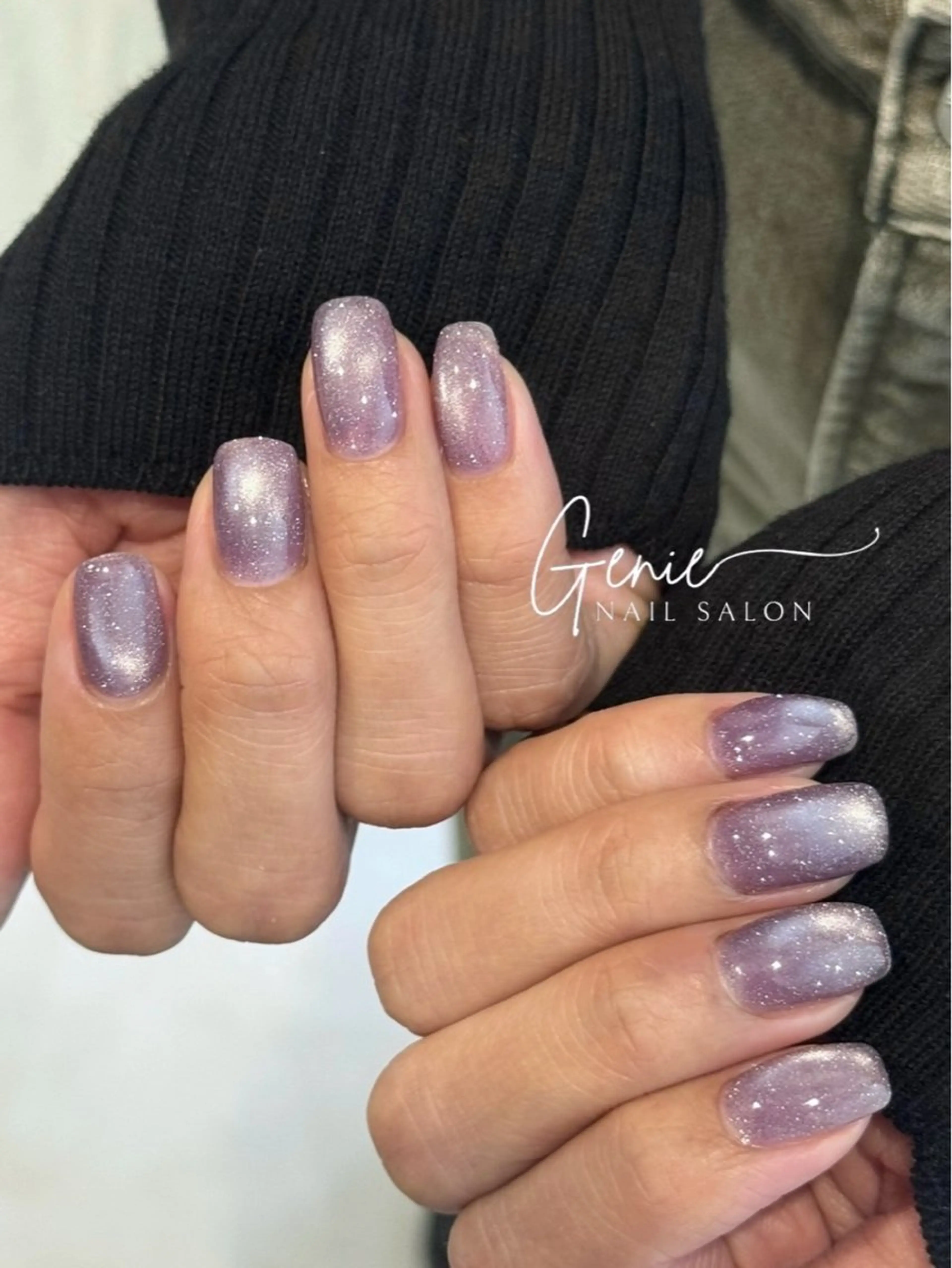 ネイル フラッシュネイル マグネットネイル ハンドネイル Nail salon Genie所属・Nail salon Genieのネイルデザイン