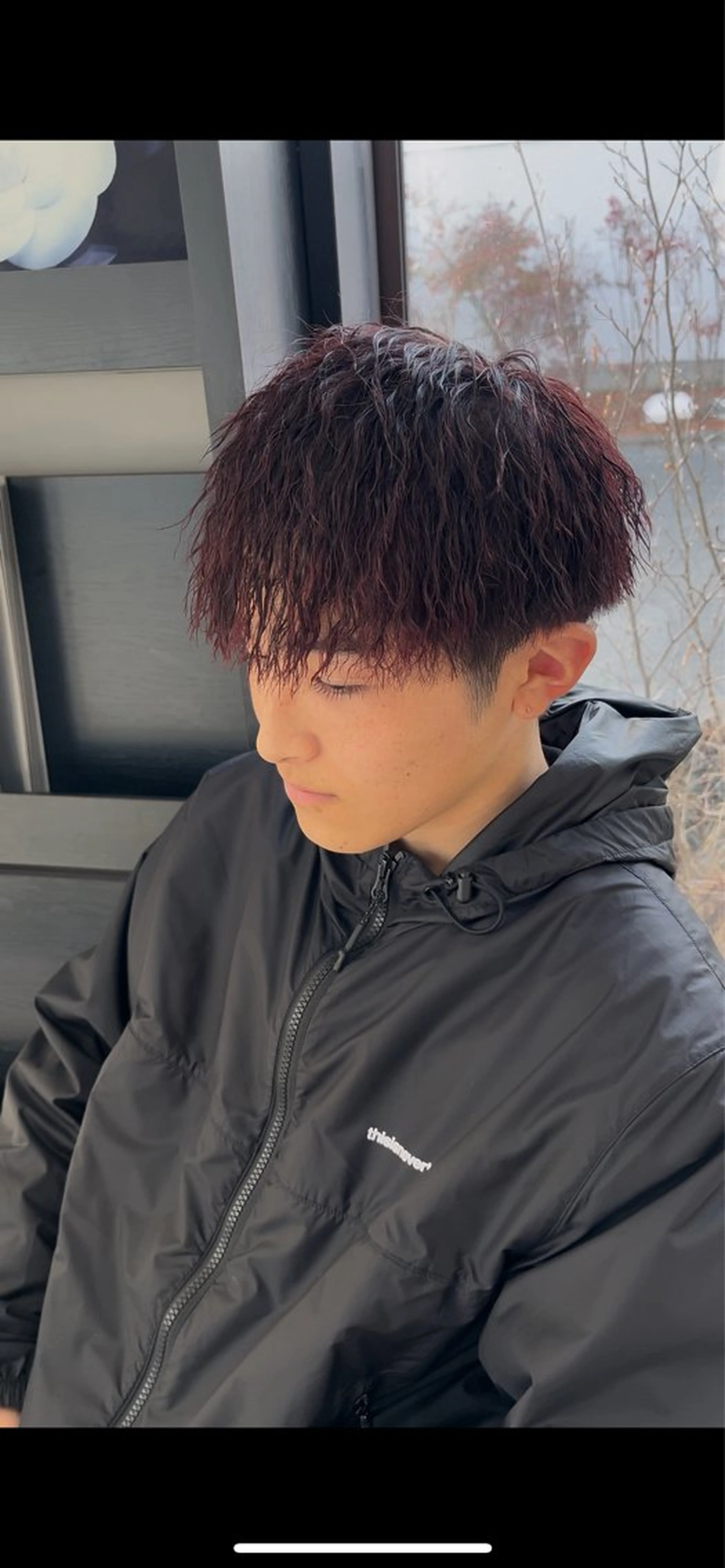 メンズ カット パーマ トリートメント 寺島 理菜のヘアスタイル