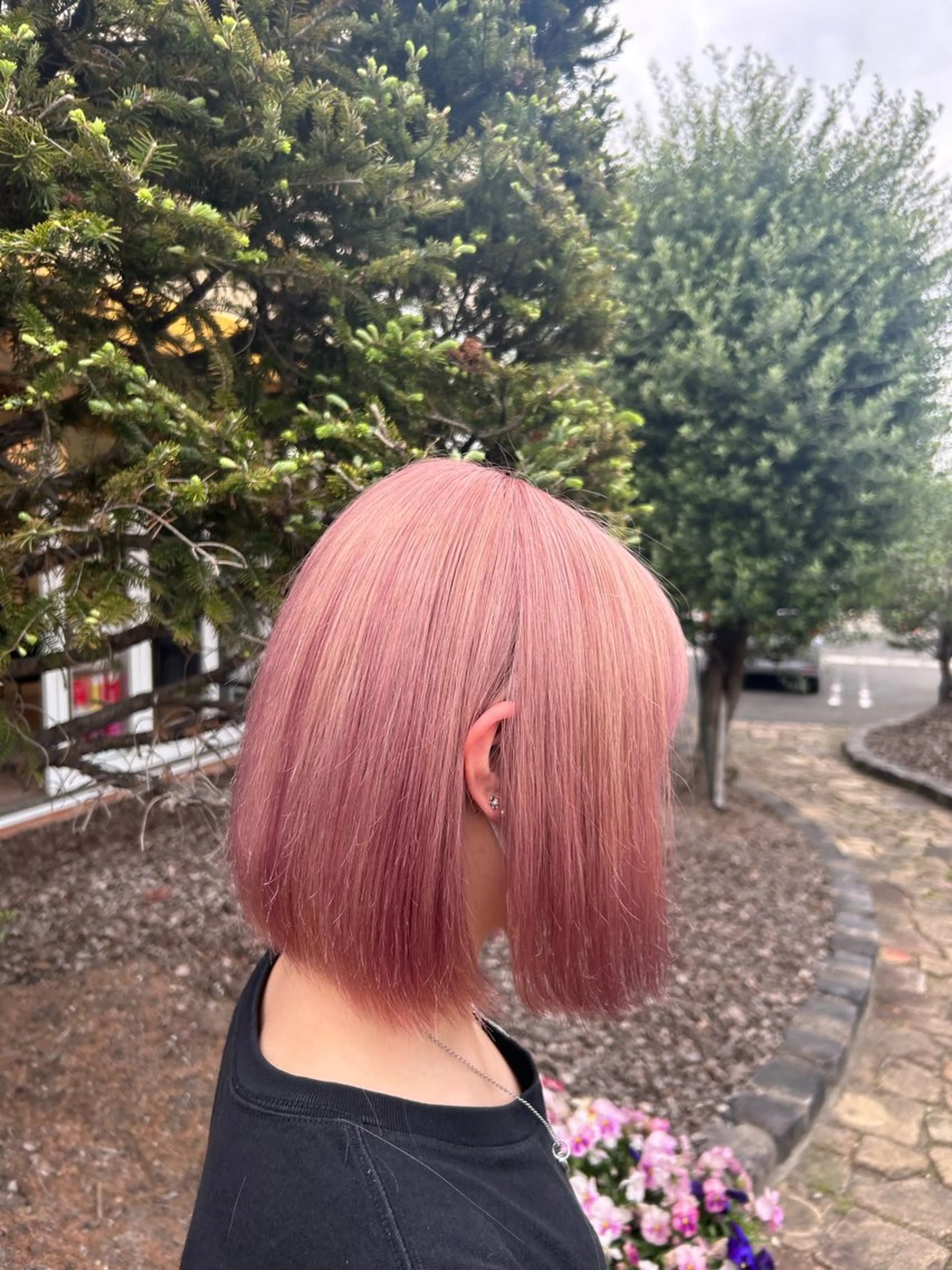 ミディアム カラー カット ヘアカラー Flat /rina🧸のヘアスタイル