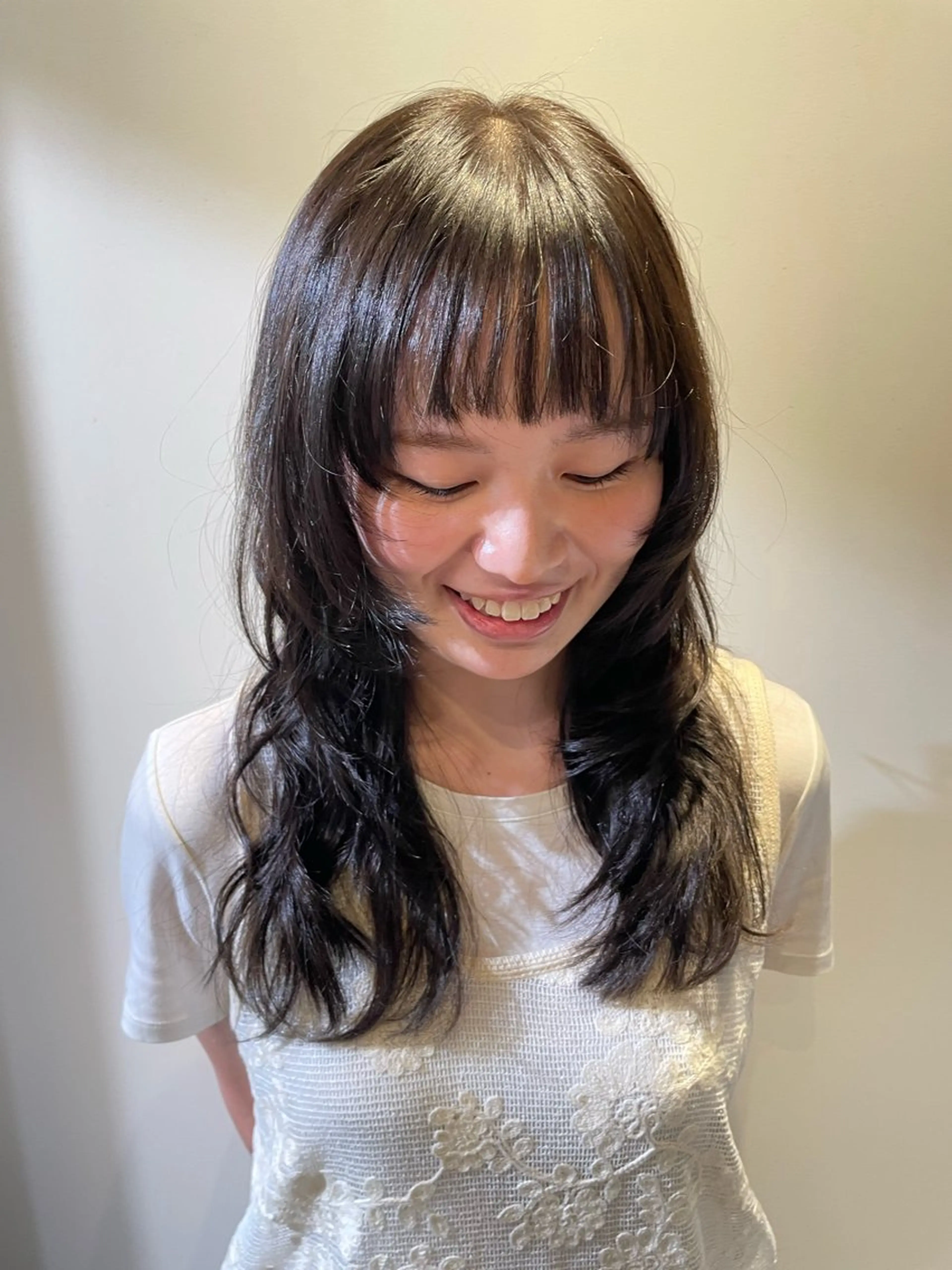 セミロング カラー カット Toiro 横浜所属・🎀レイヤー/パーマ カラー/ai🎀のヘアスタイル