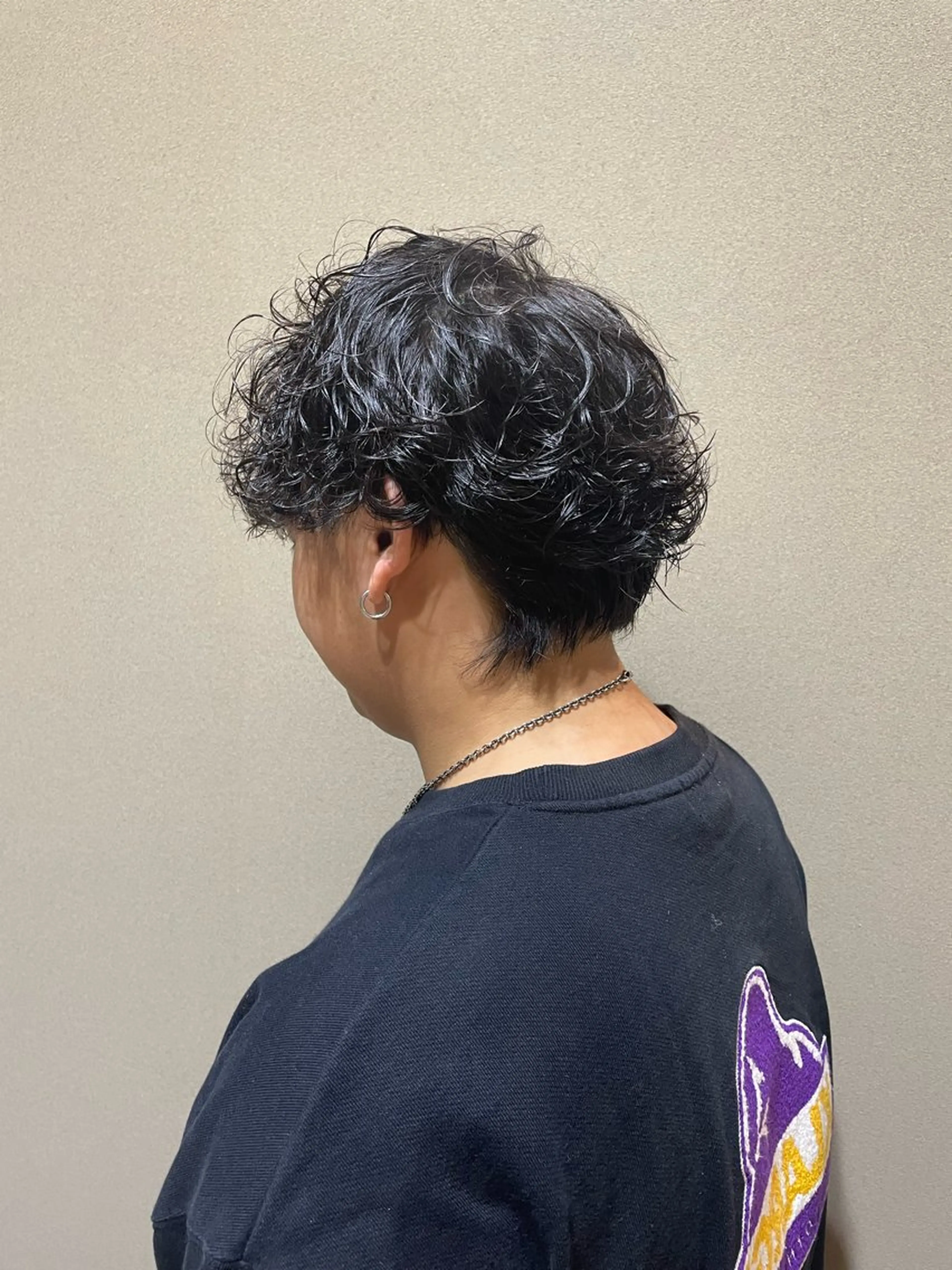 パーマ メンズ 田中 魁人のヘアスタイル