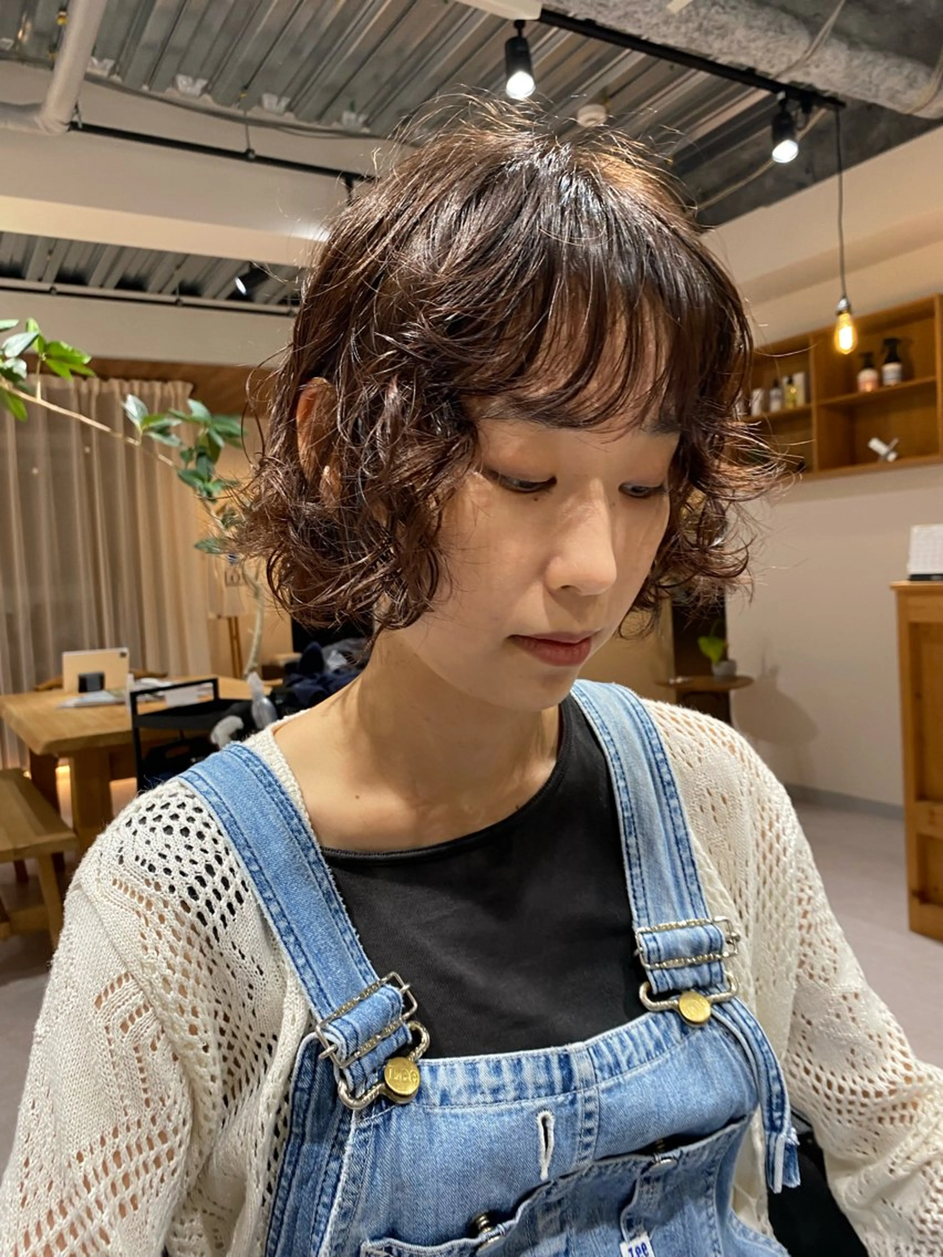 ミディアム パーマ カット パーマ iroha/ n.w.h🎀のヘアスタイル