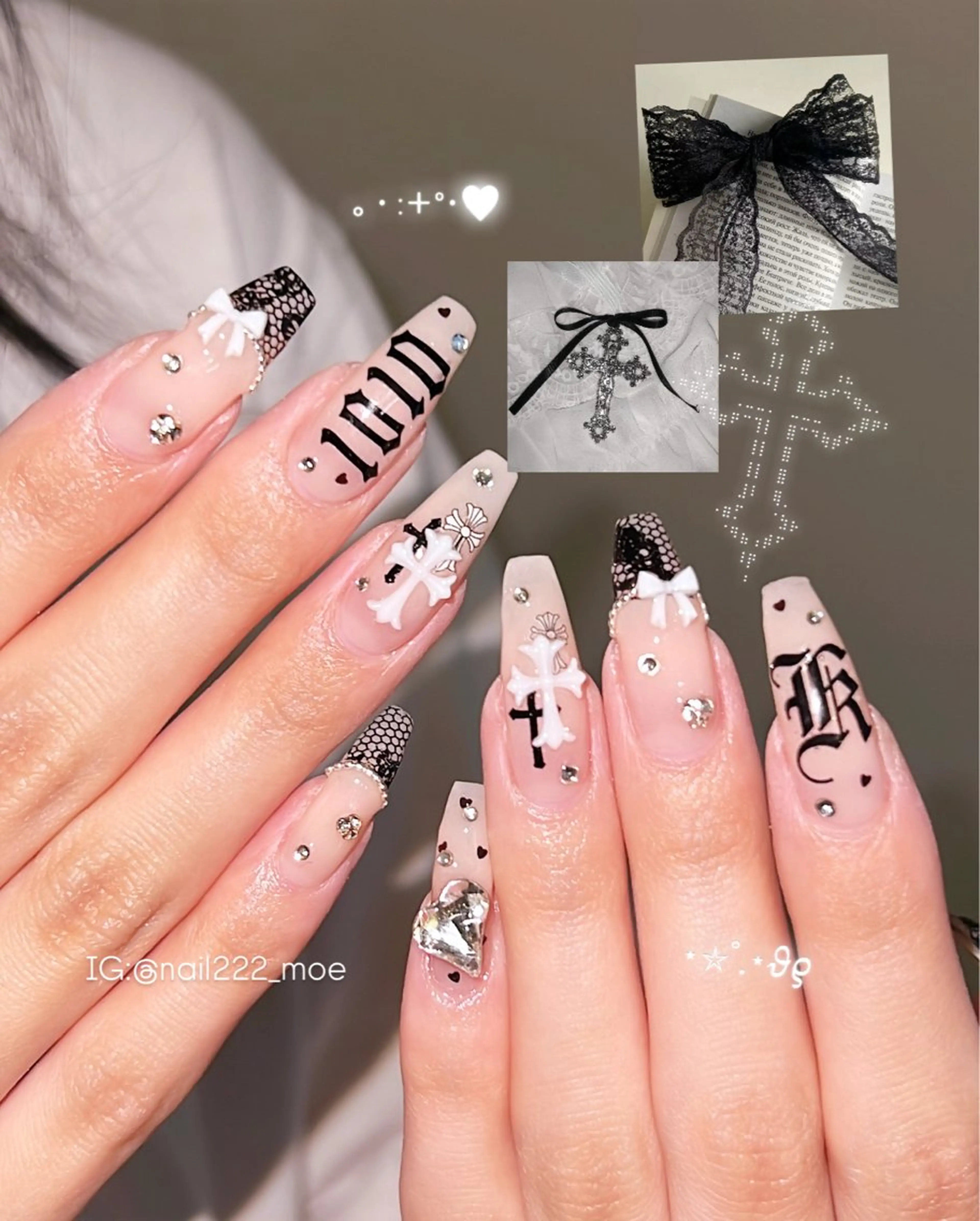 ネイル ハンドネイル ⟡.*222⋰˚☆ MöEのネイルデザイン