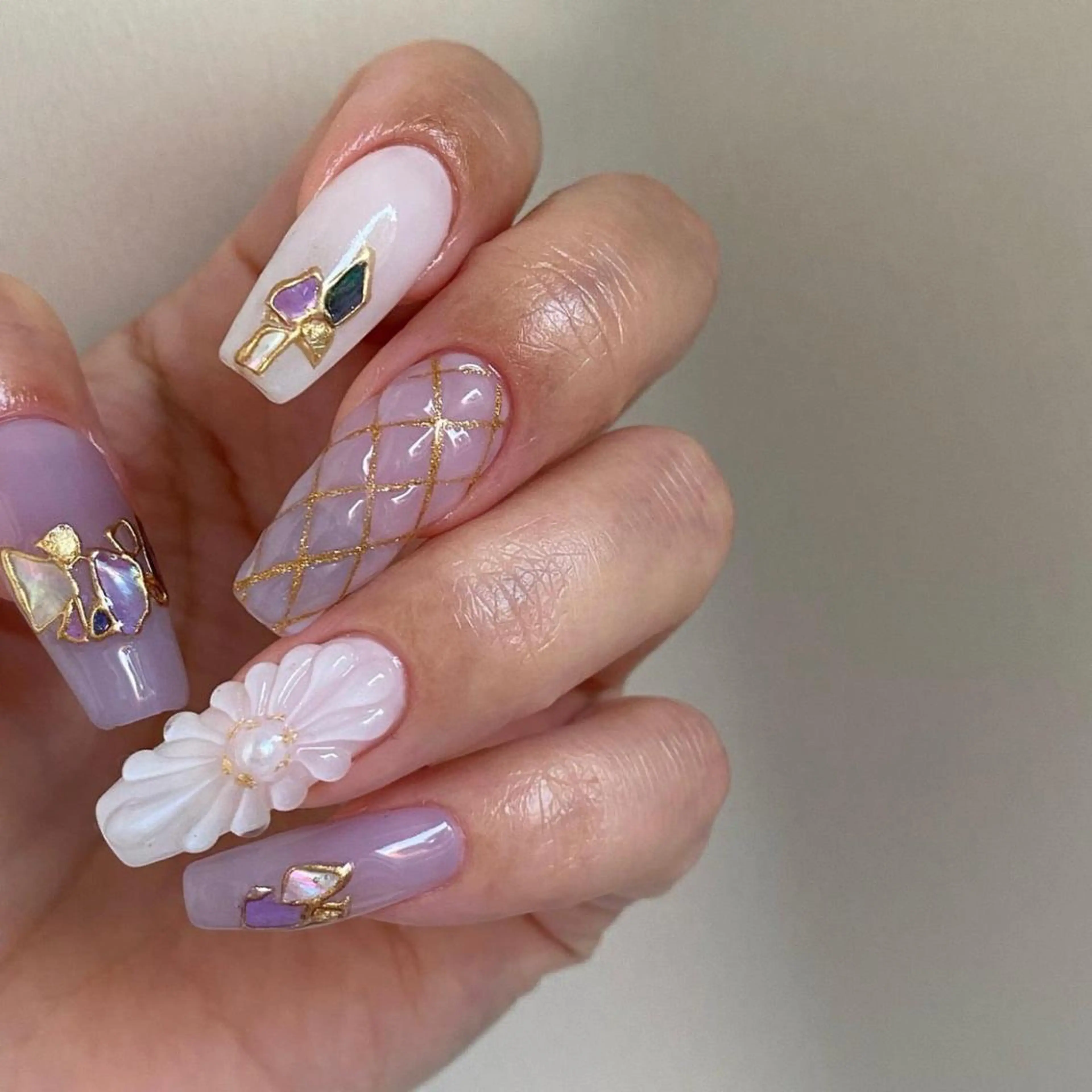 ネイル クリアネイル 長さ出し キラキラネイル 韓国ネイル ワンカラーネイル ハンドネイル 〜Nail Tailor〜　ネイルテイラー所属・NailTailor ネイルテイラーのネイルデザイン