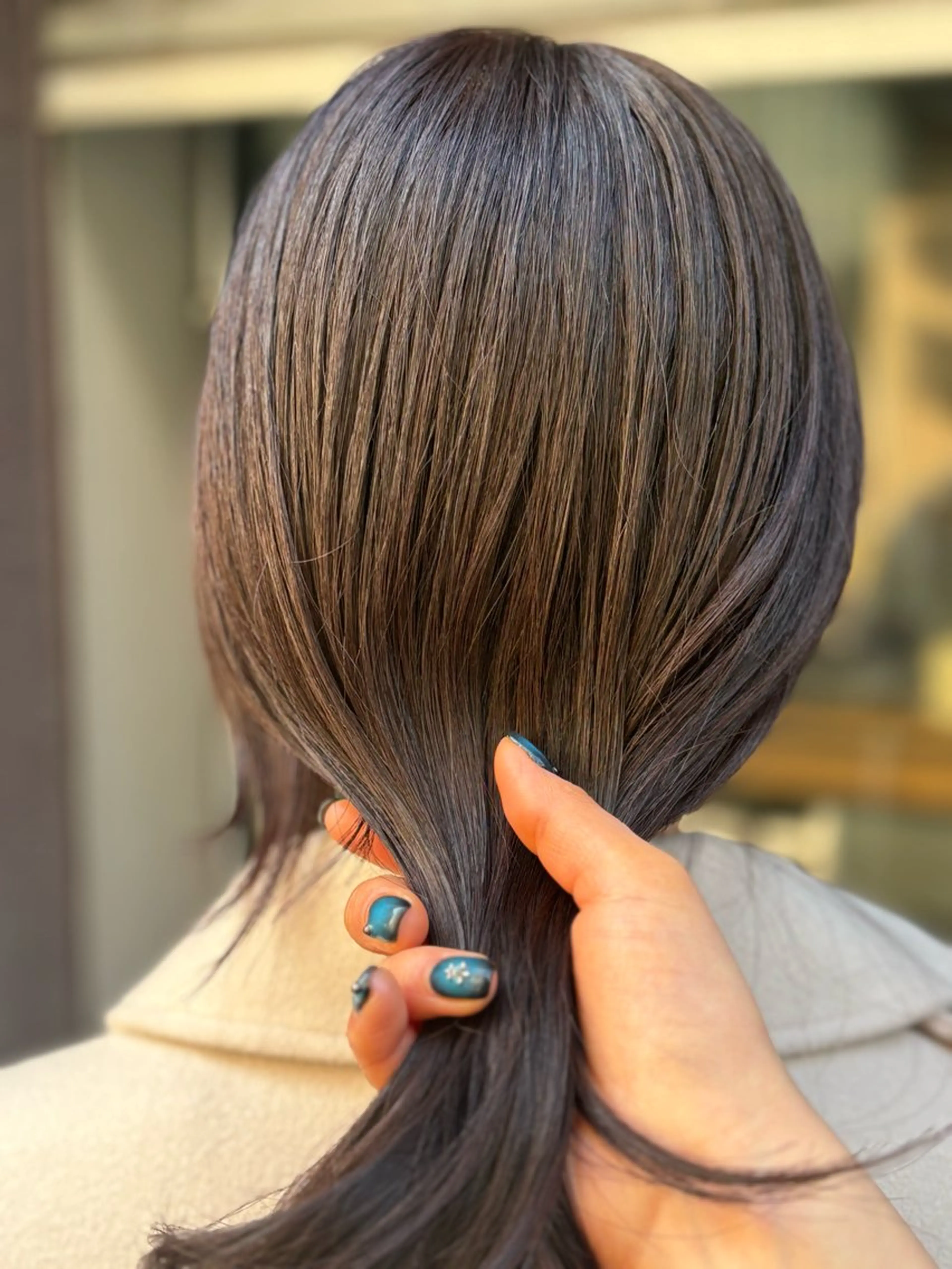 ミディアム カラー ヘアカラー トリートメント Moanin'所属・さが あゆかのヘアスタイル