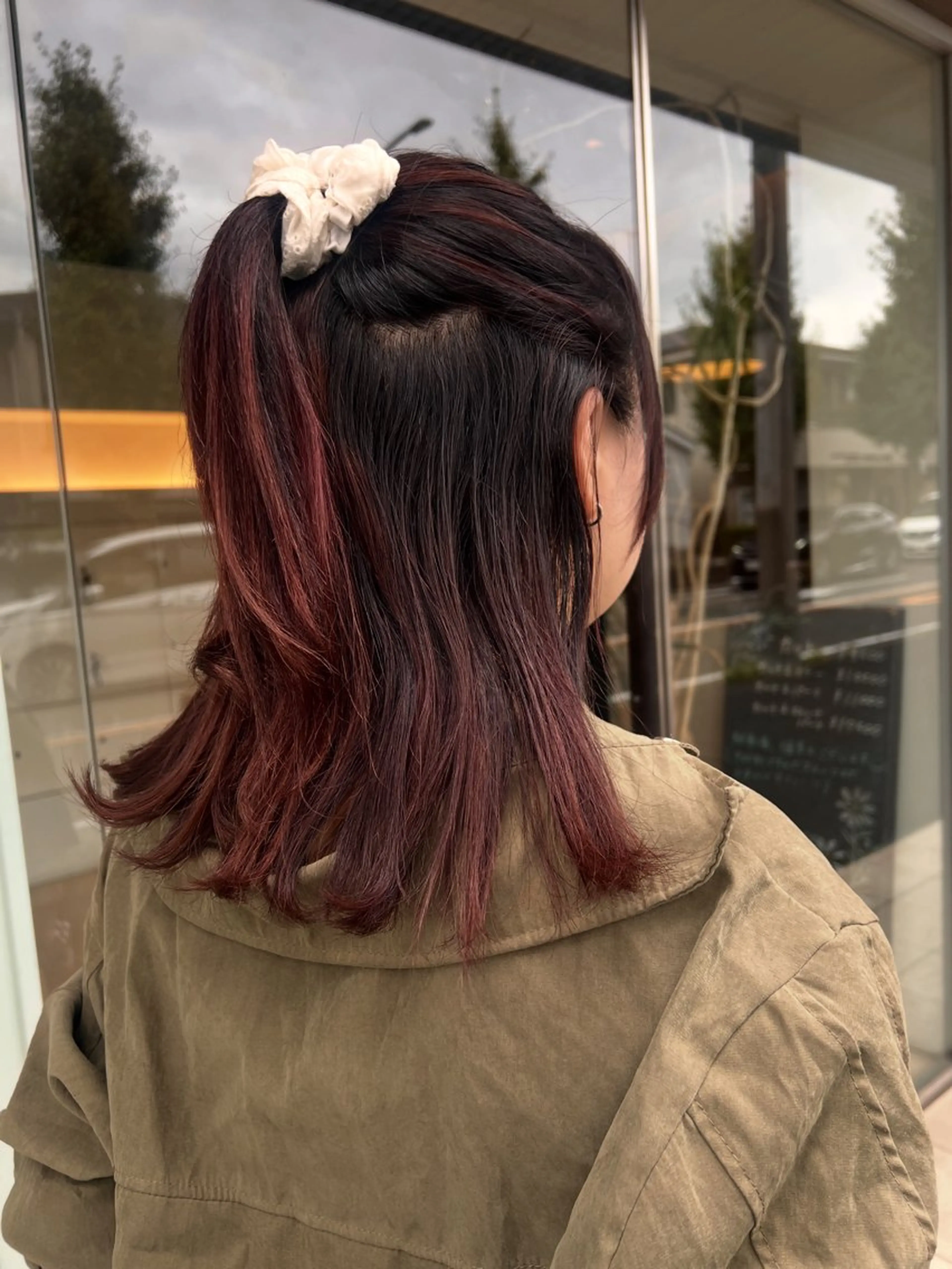 カラー デザインカラー ヘアカラー リリカ🐈‍⬛ブリー チカラー/上永谷のヘアスタイル