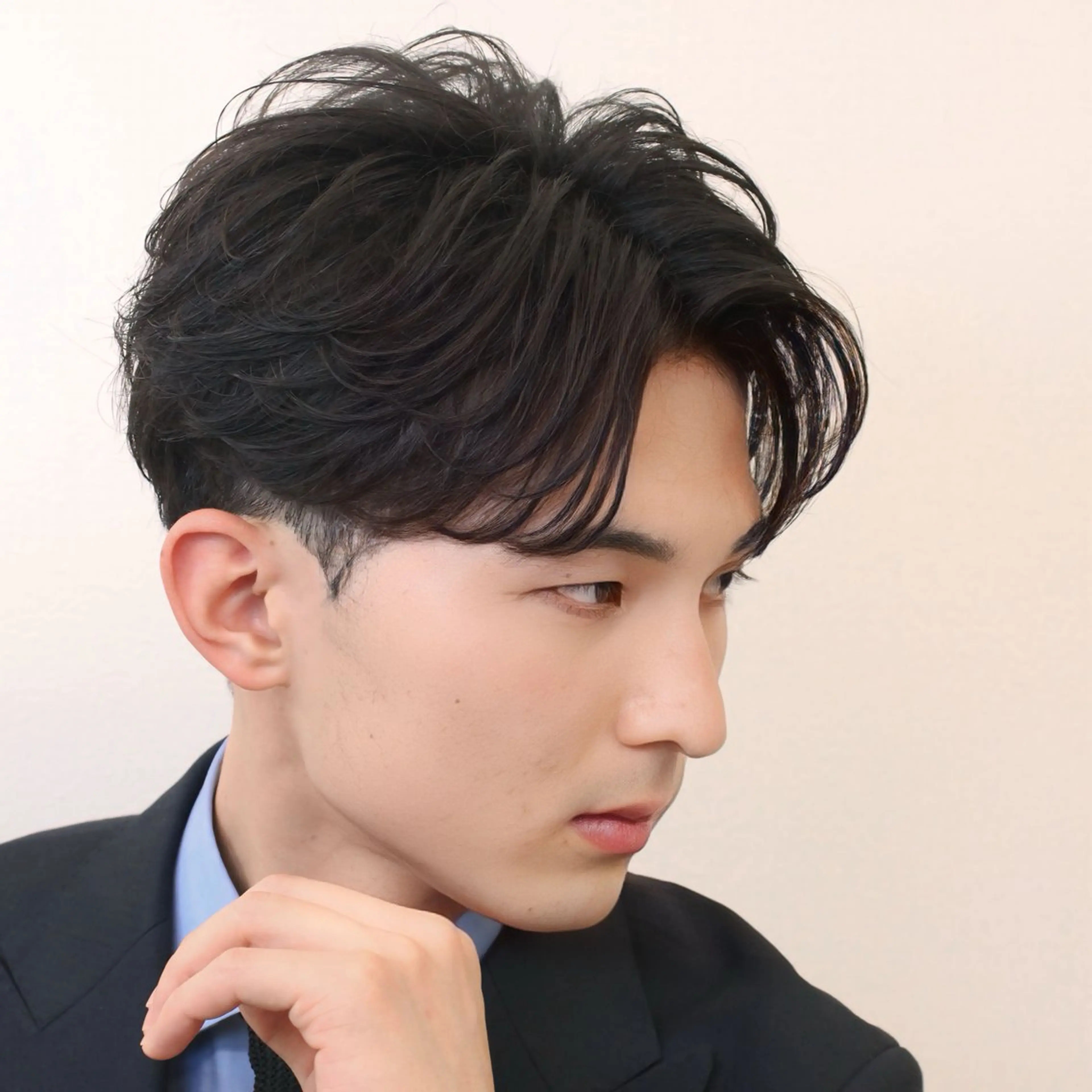 メンズ カット AITOKYO 天神大名所属・匠/ショウ 曲がる縮毛矯正のヘアスタイル