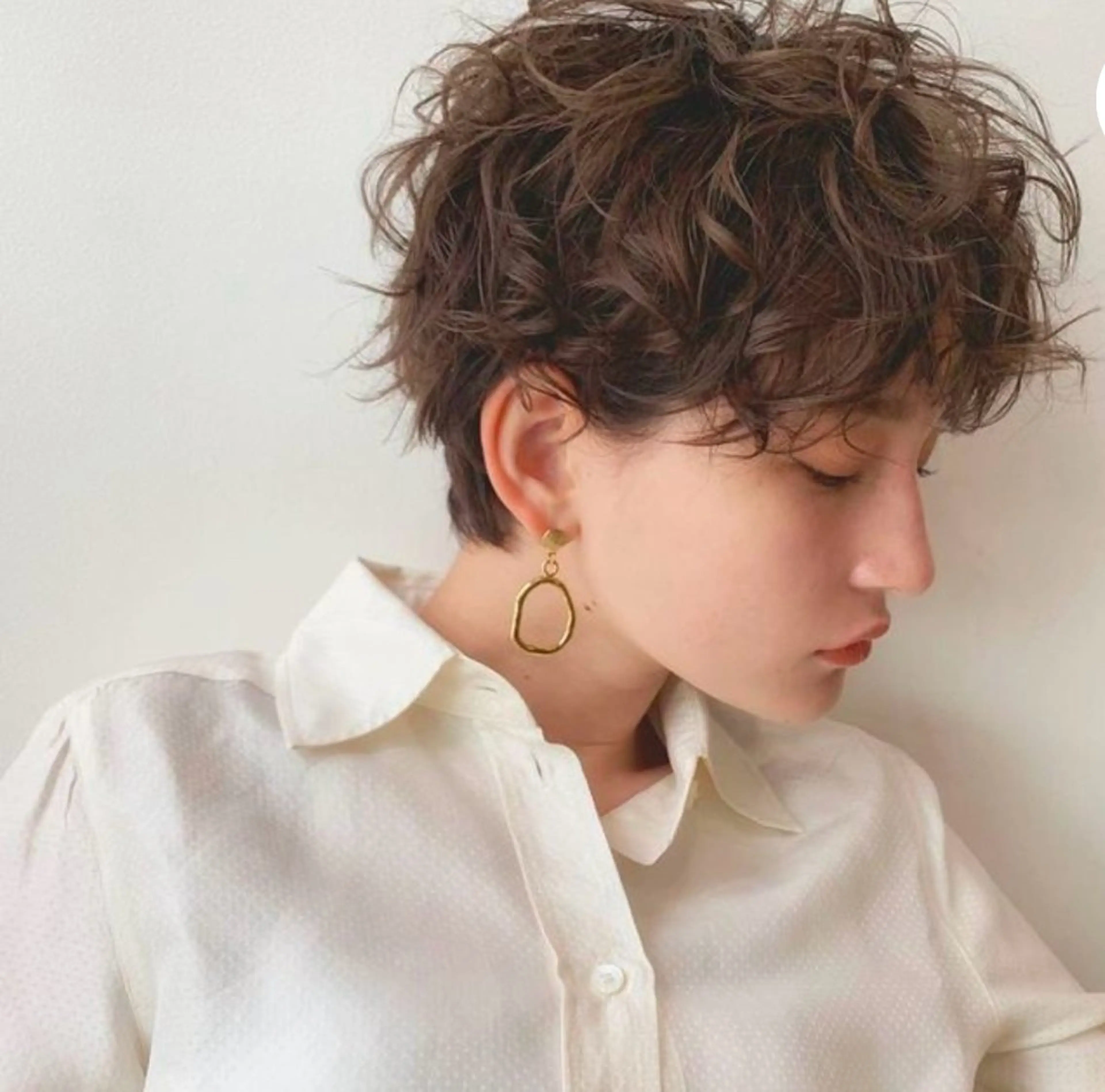 ショート パーマ 佐藤 裕史のヘアスタイル