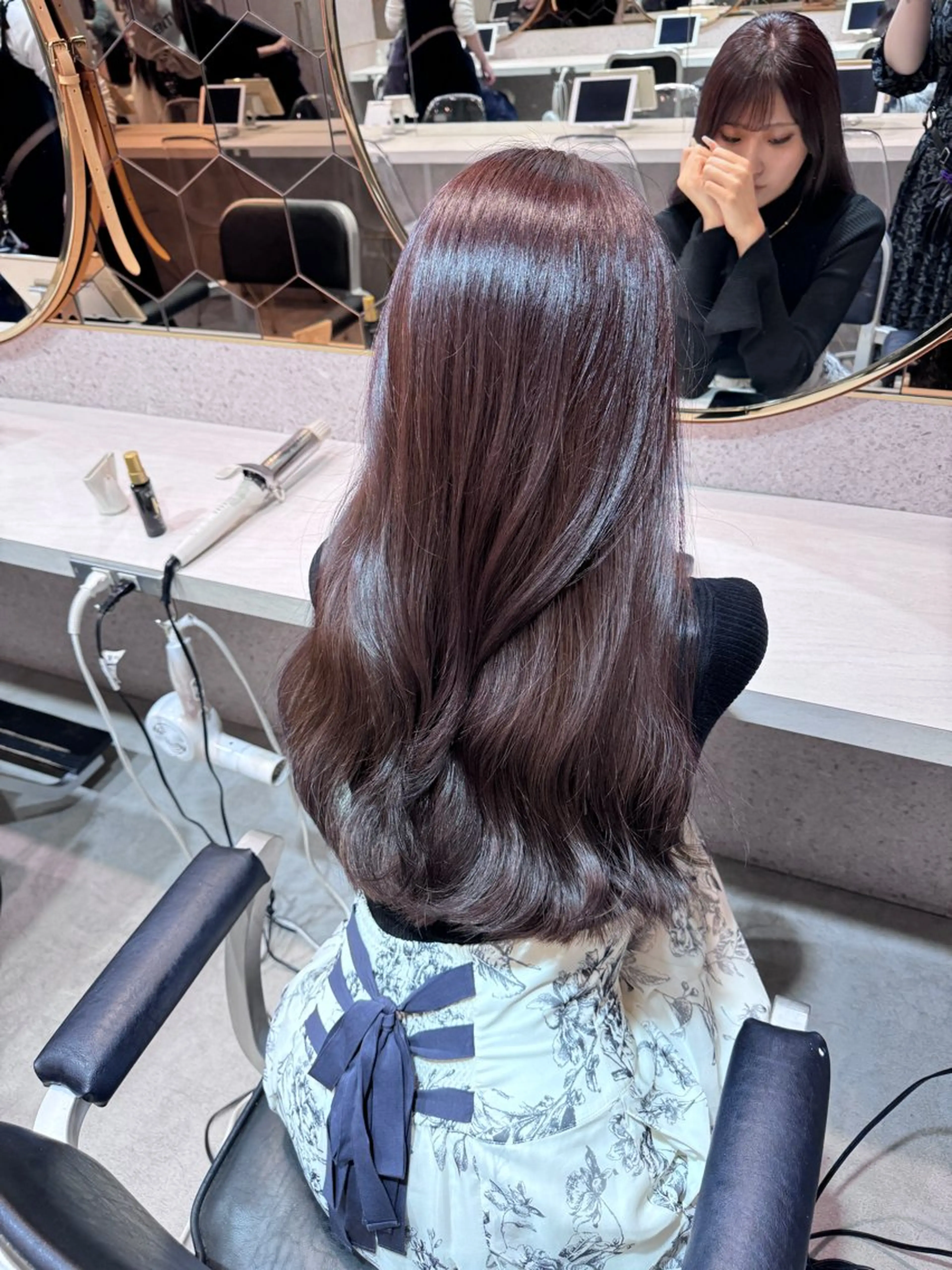 ロング カット ヘアカラー トリートメント 🎀しゅな/韓国 レイヤー/透明感♡のヘアスタイル