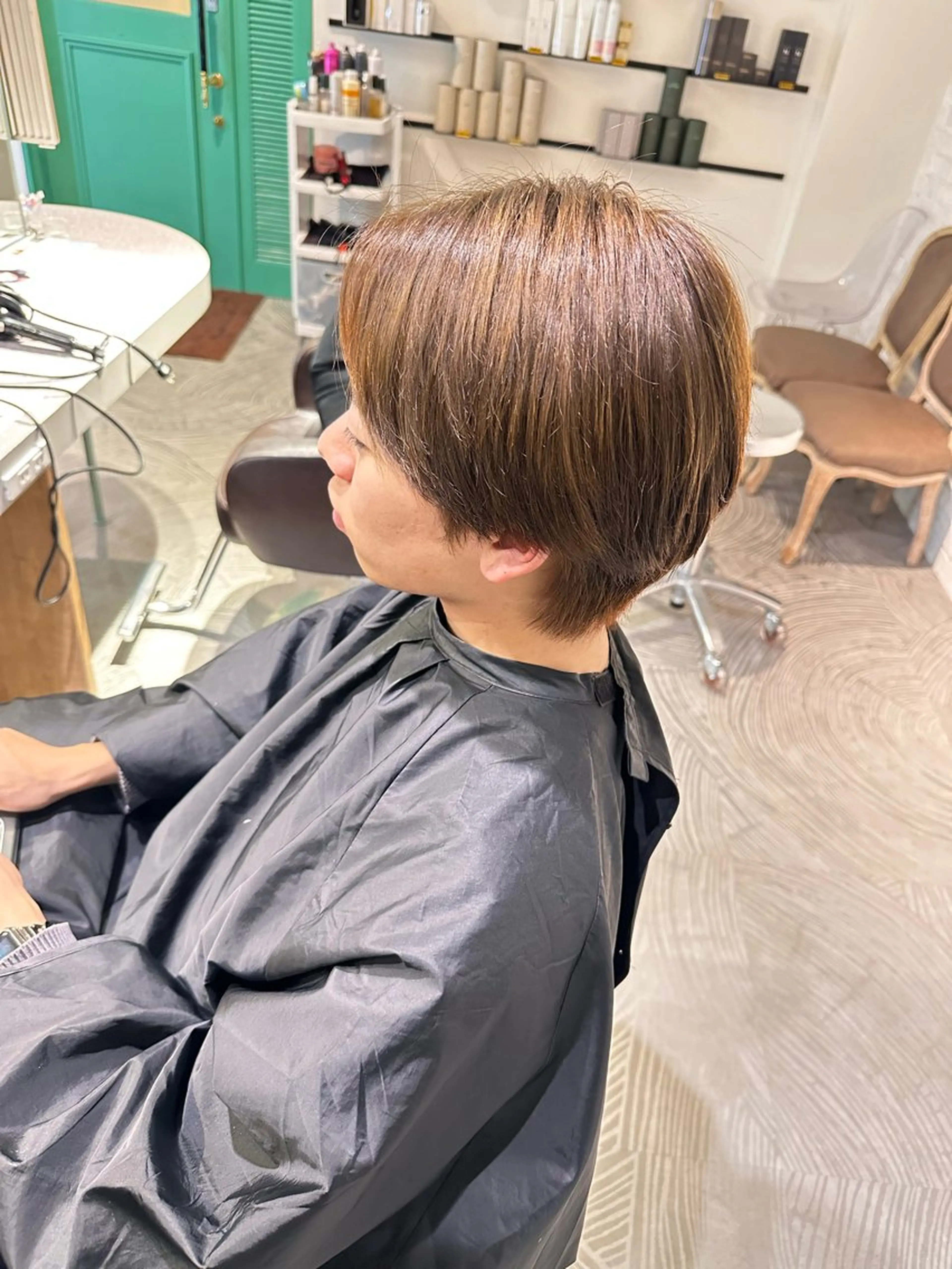 メンズ メンズブリーチ ヘアカラー ︎💓愛され🫧セル ｢col大通り」🍀のヘアスタイル