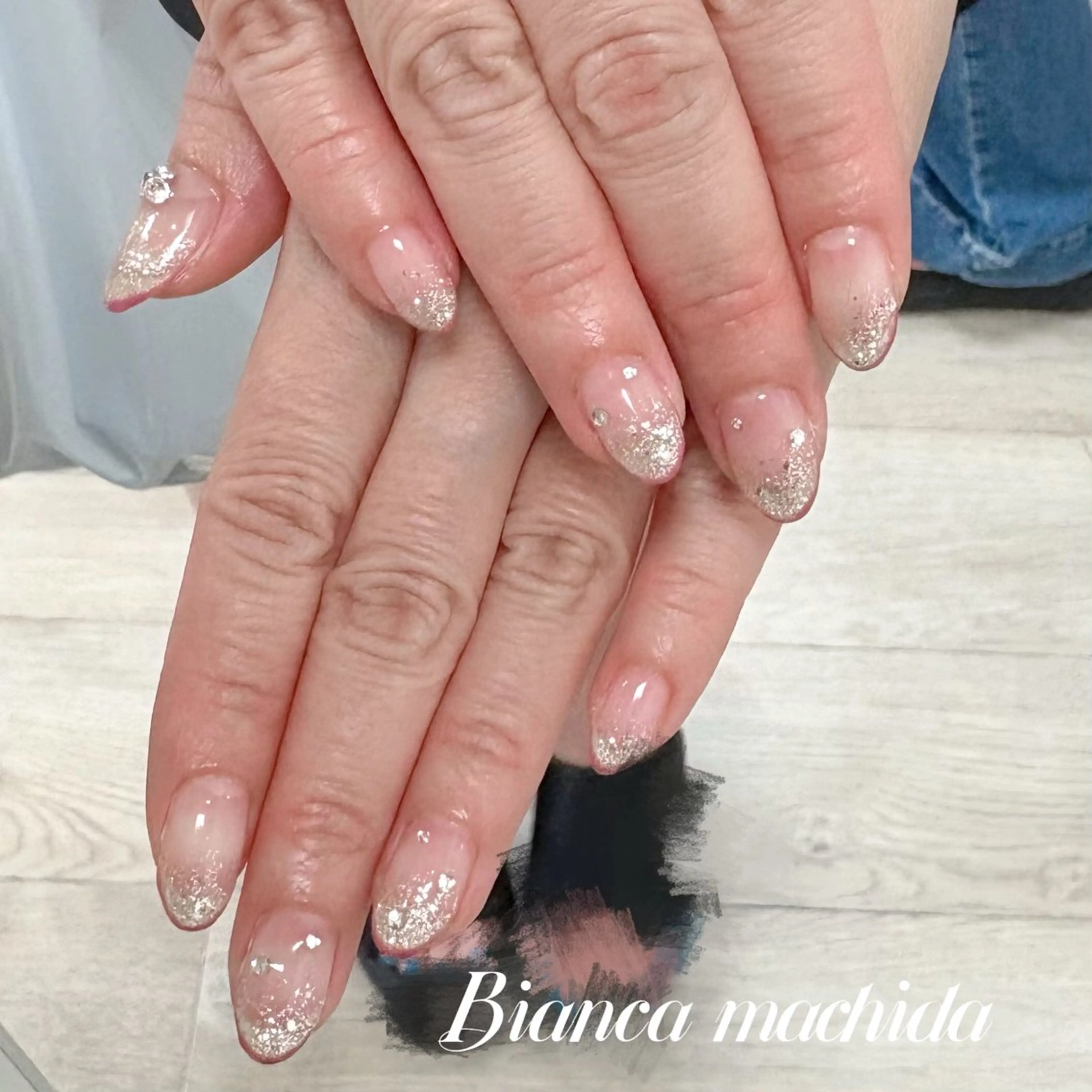 ネイル フットネイル Bianca 🌟 yanagihasiのネイルデザイン