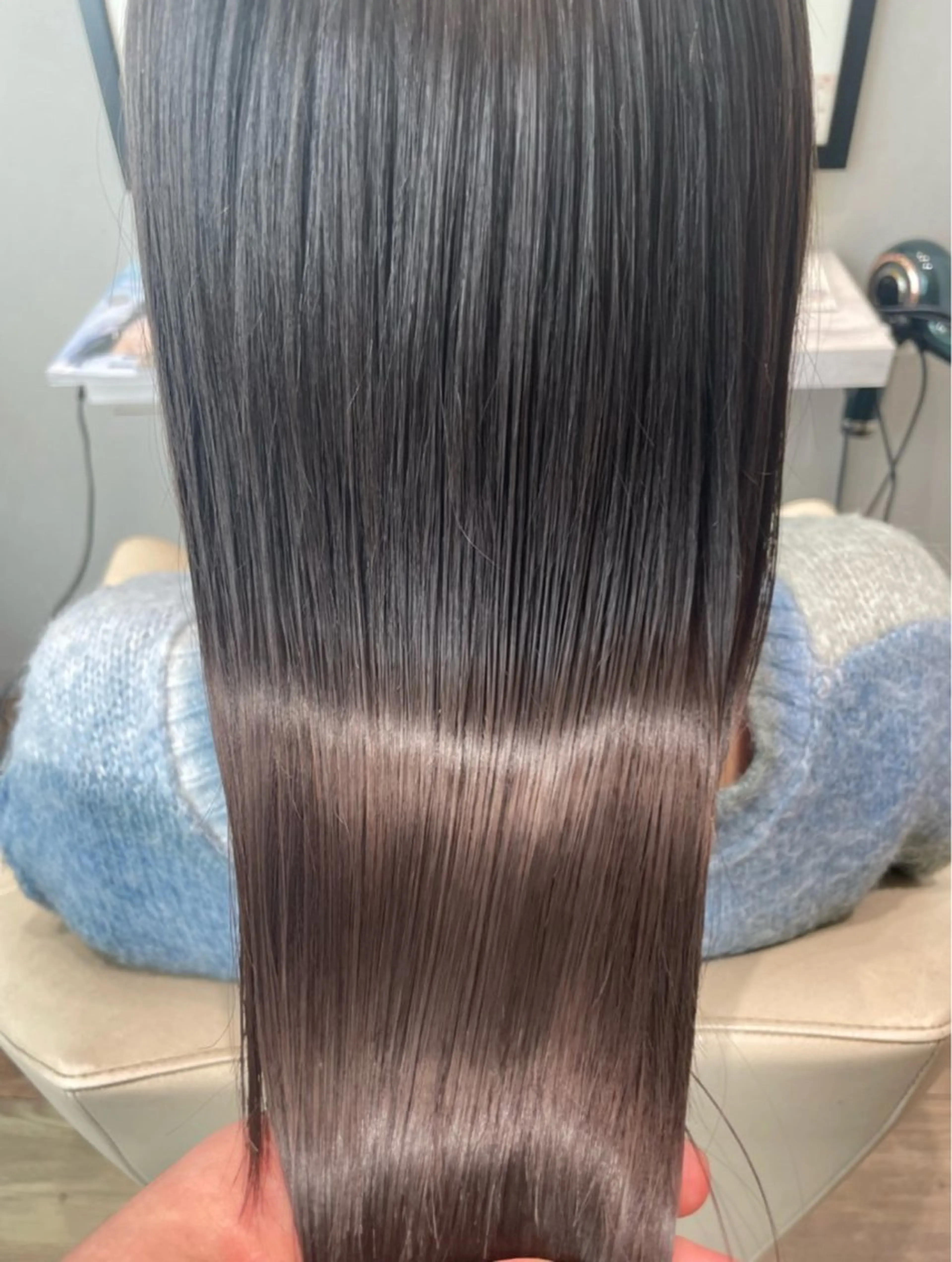 ロング カラー カット ヘアカラー トリートメント k-two✨たき艶感 カラー／美髪矯正のヘアスタイル