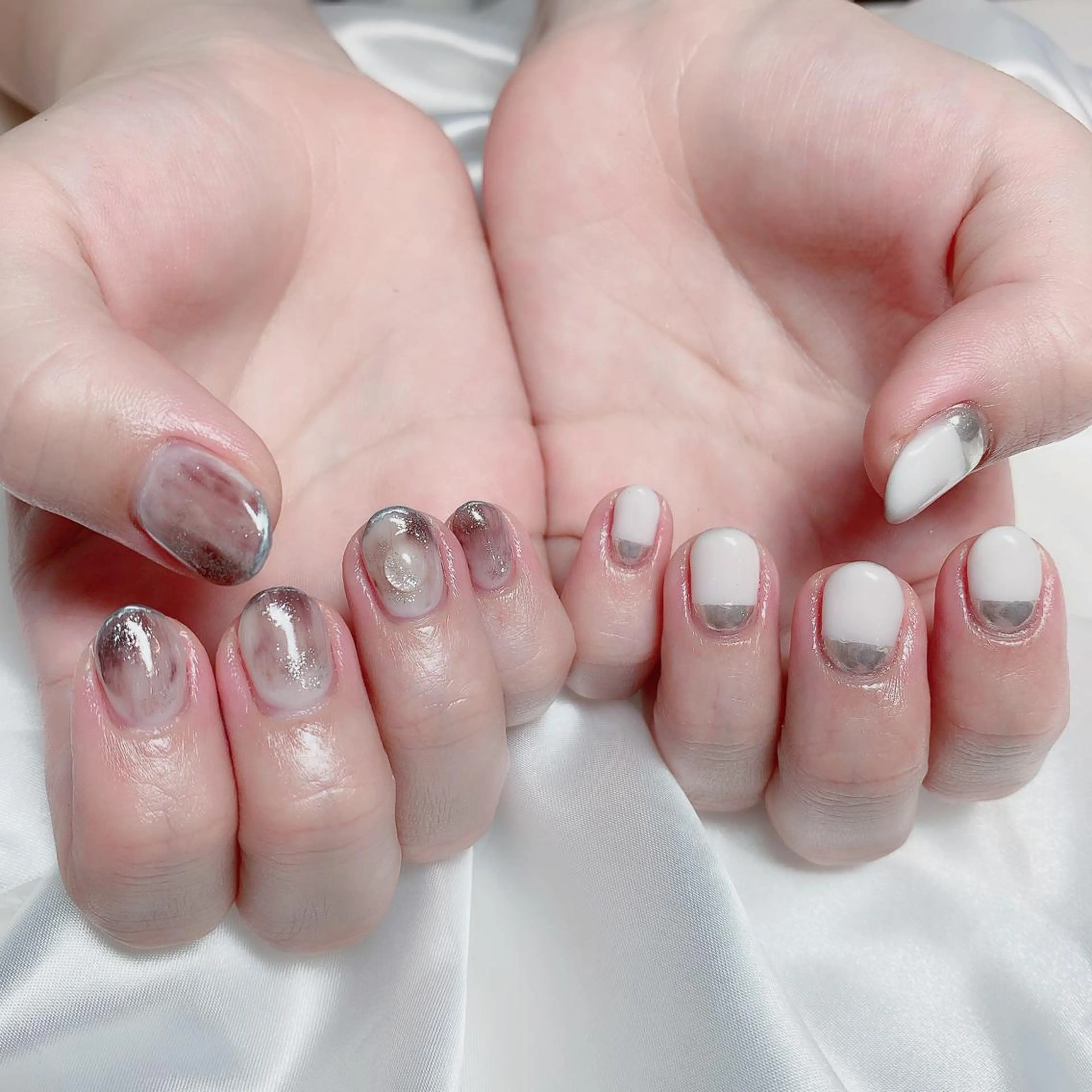 ネイル 極艶透明感カラー💖 髪質改善/出雲つぐみのヘアスタイル