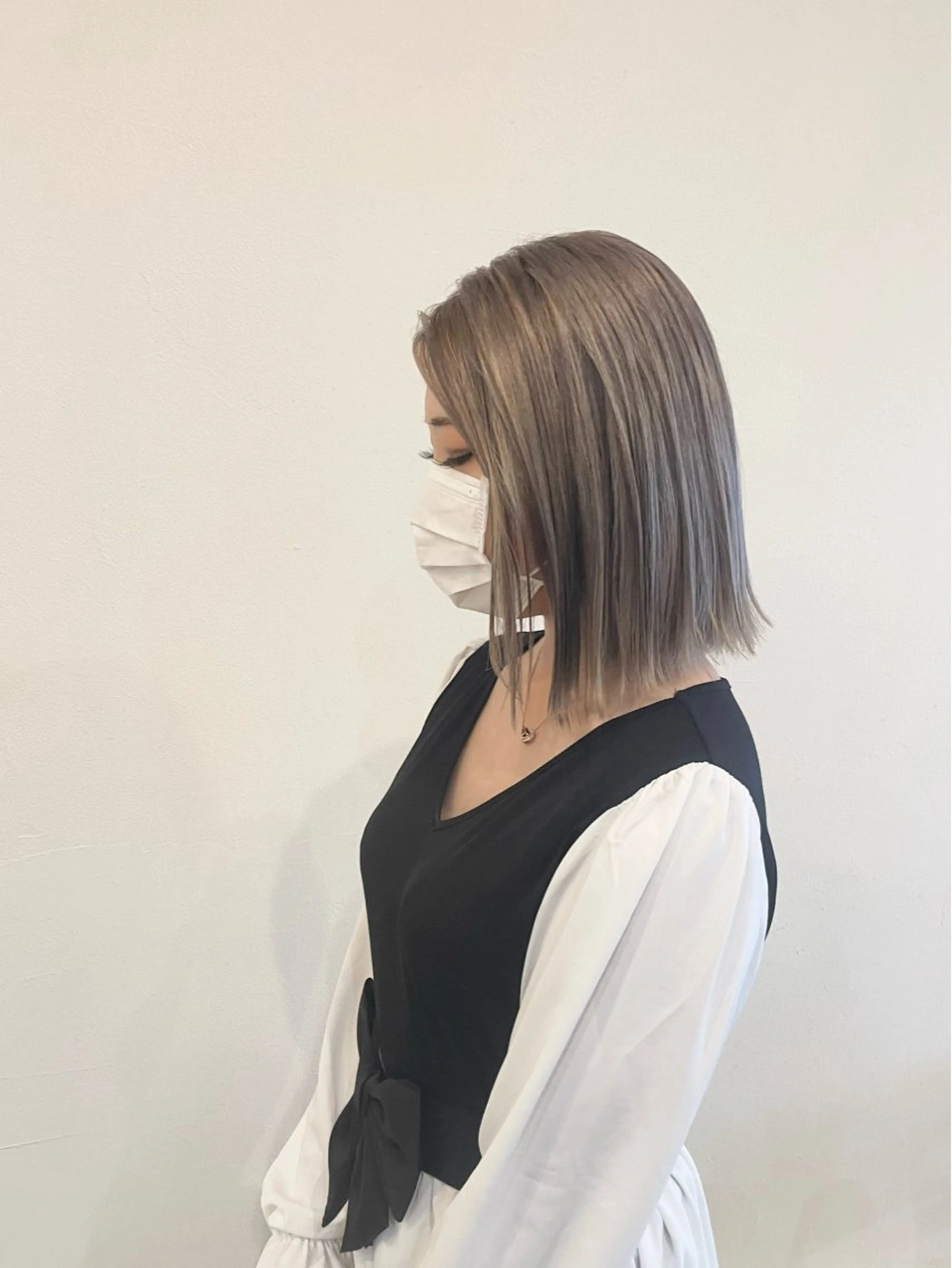 ショート カラー ボブ Hair make VERDA所属・富永 憲一郎のヘアスタイル