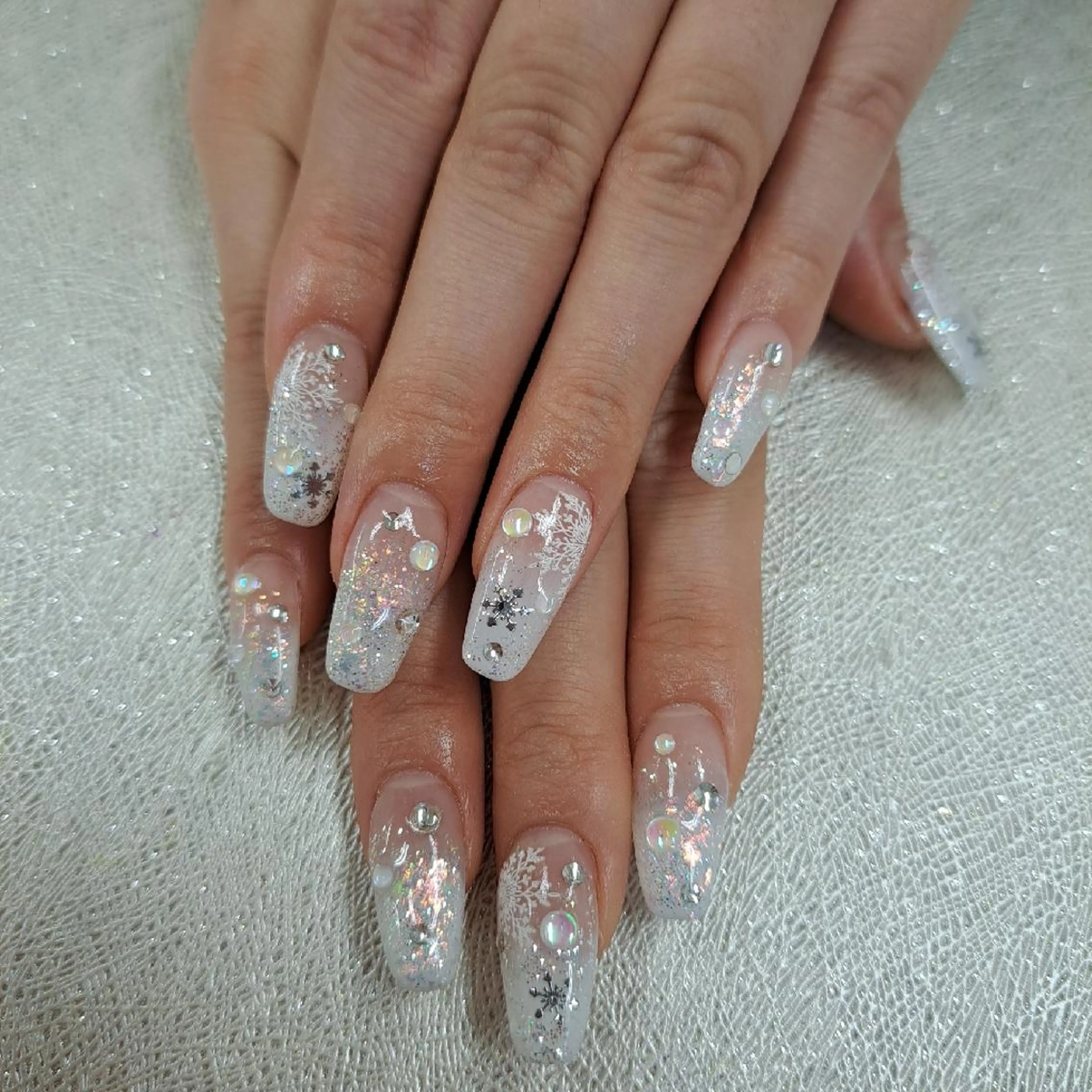 ネイル アートネイル ジェルネイル 持ち込み ニュアンスネイル パラジェル 河野ちえ (雑誌掲載サロン)のネイルデザイン