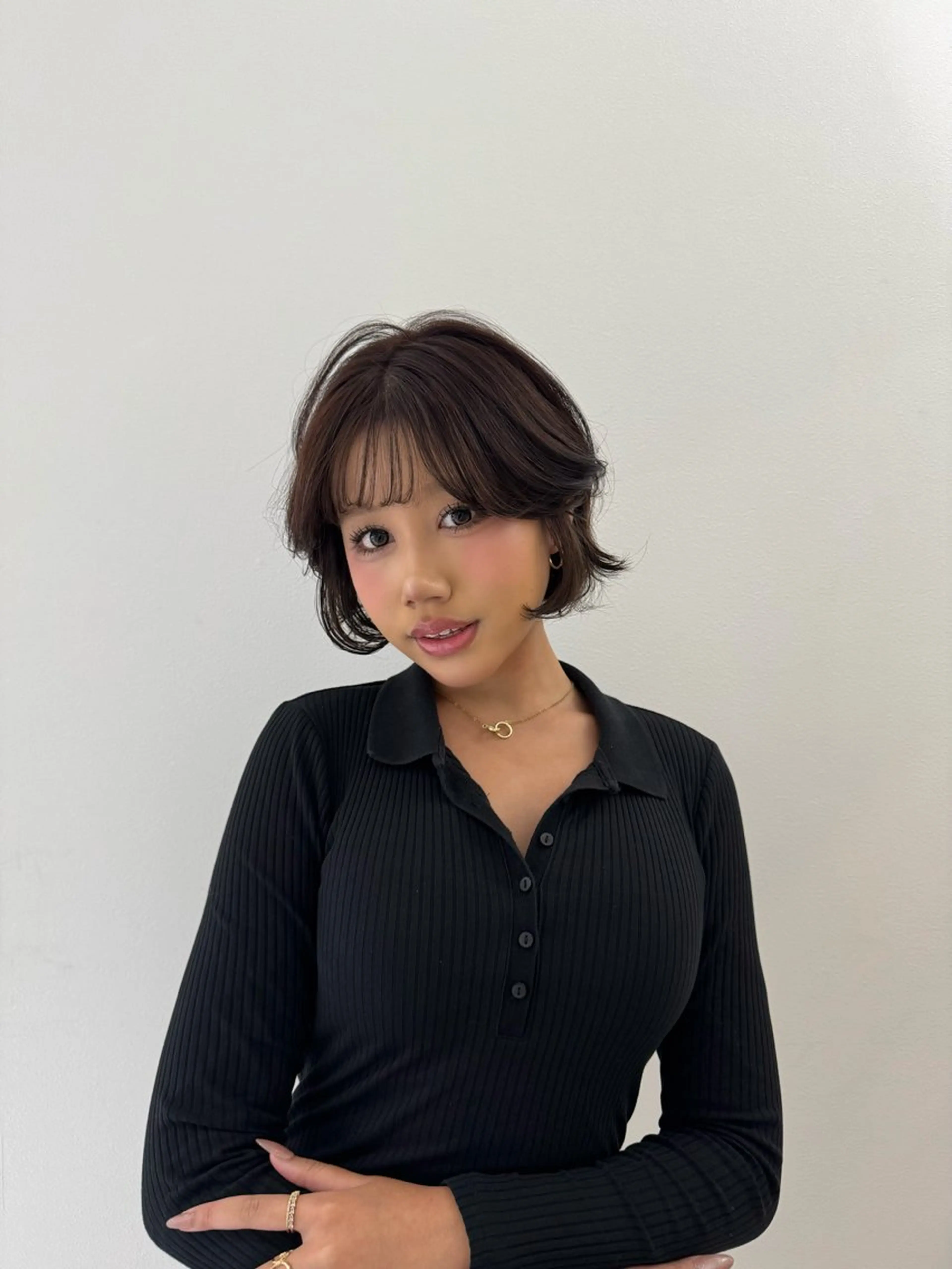 ショート ヘアアレンジ ボブ トリートメント ヘアセット rina/無料レイヤ ーカット/上野🌱のヘアスタイル