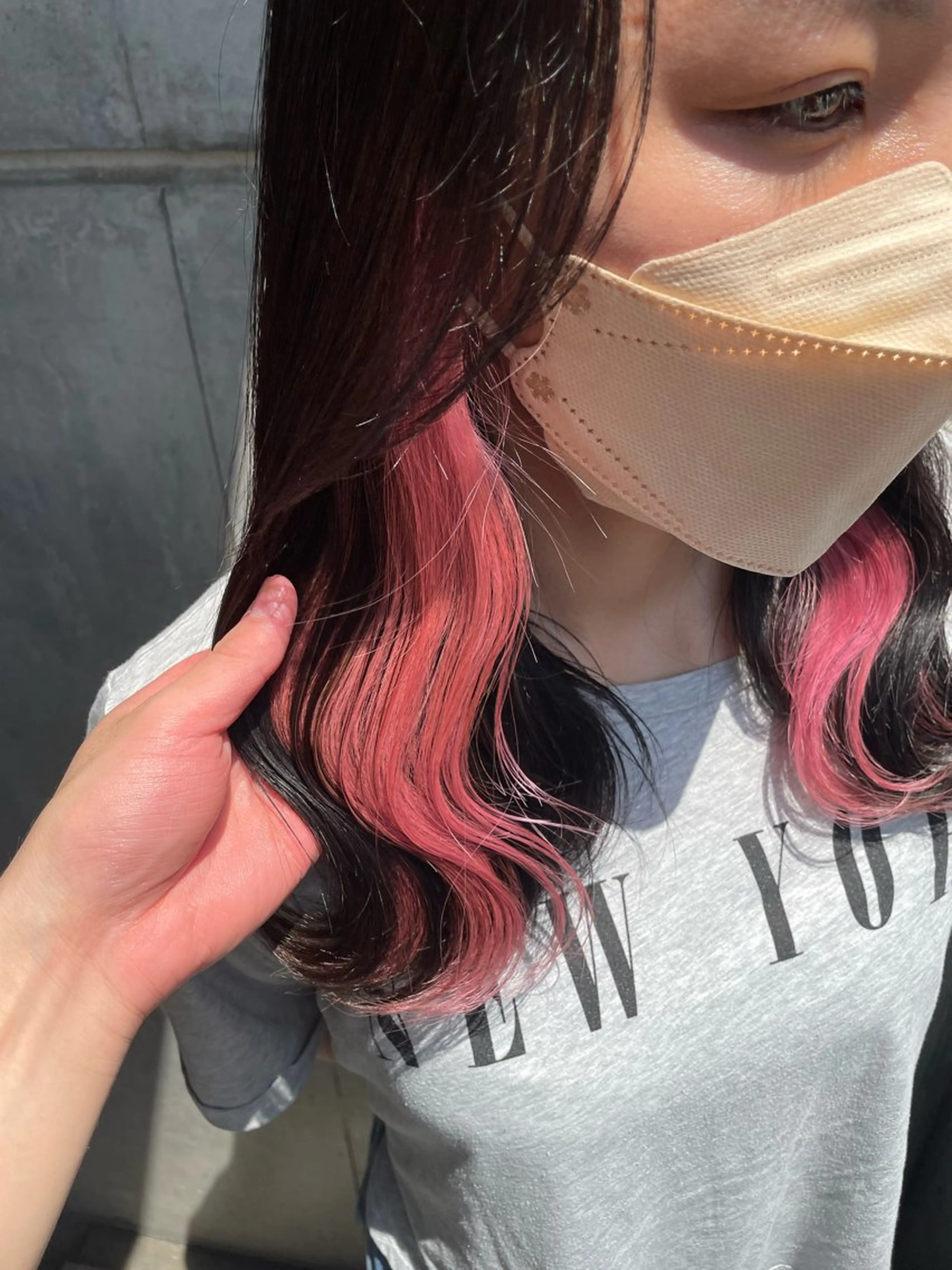 セミロング 縮毛矯正が得意です SORAのヘアスタイル