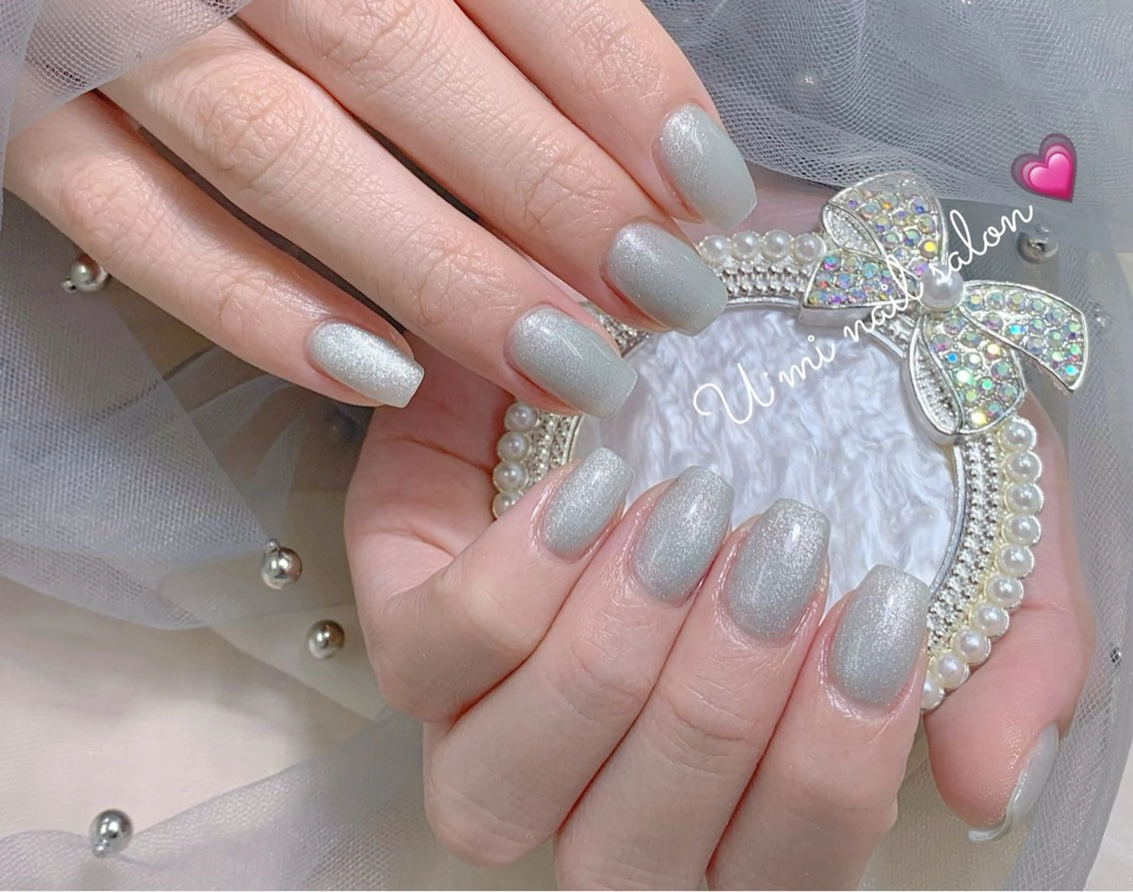 ネイル マグネットネイル U·Mi nail salon所属・U·MI 長さ出し専門店のネイルデザイン