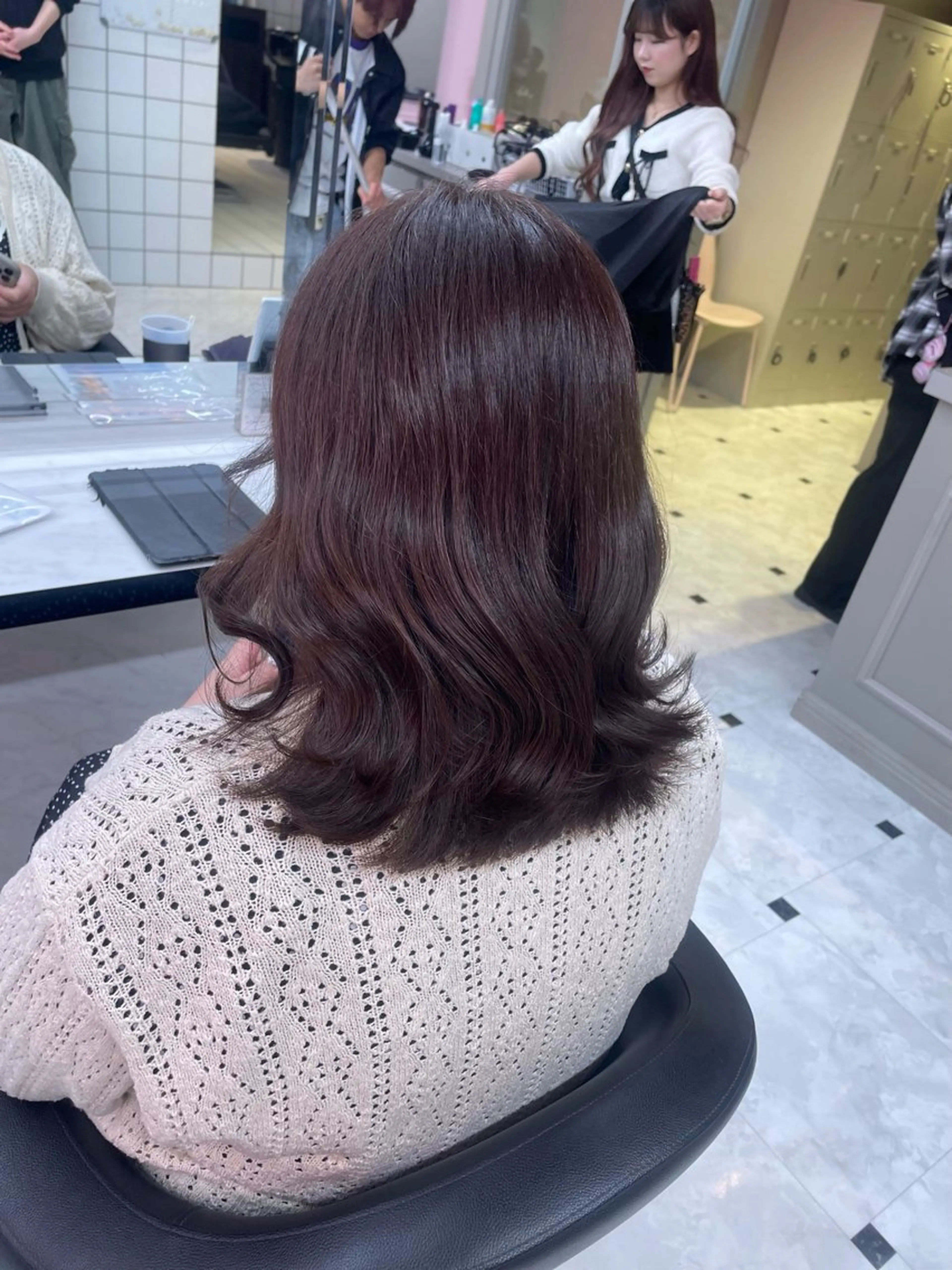 ミディアム カット ヘッドスパ ヘアセット うる艶トレンドヘア 🕊️上野BABYのヘアスタイル