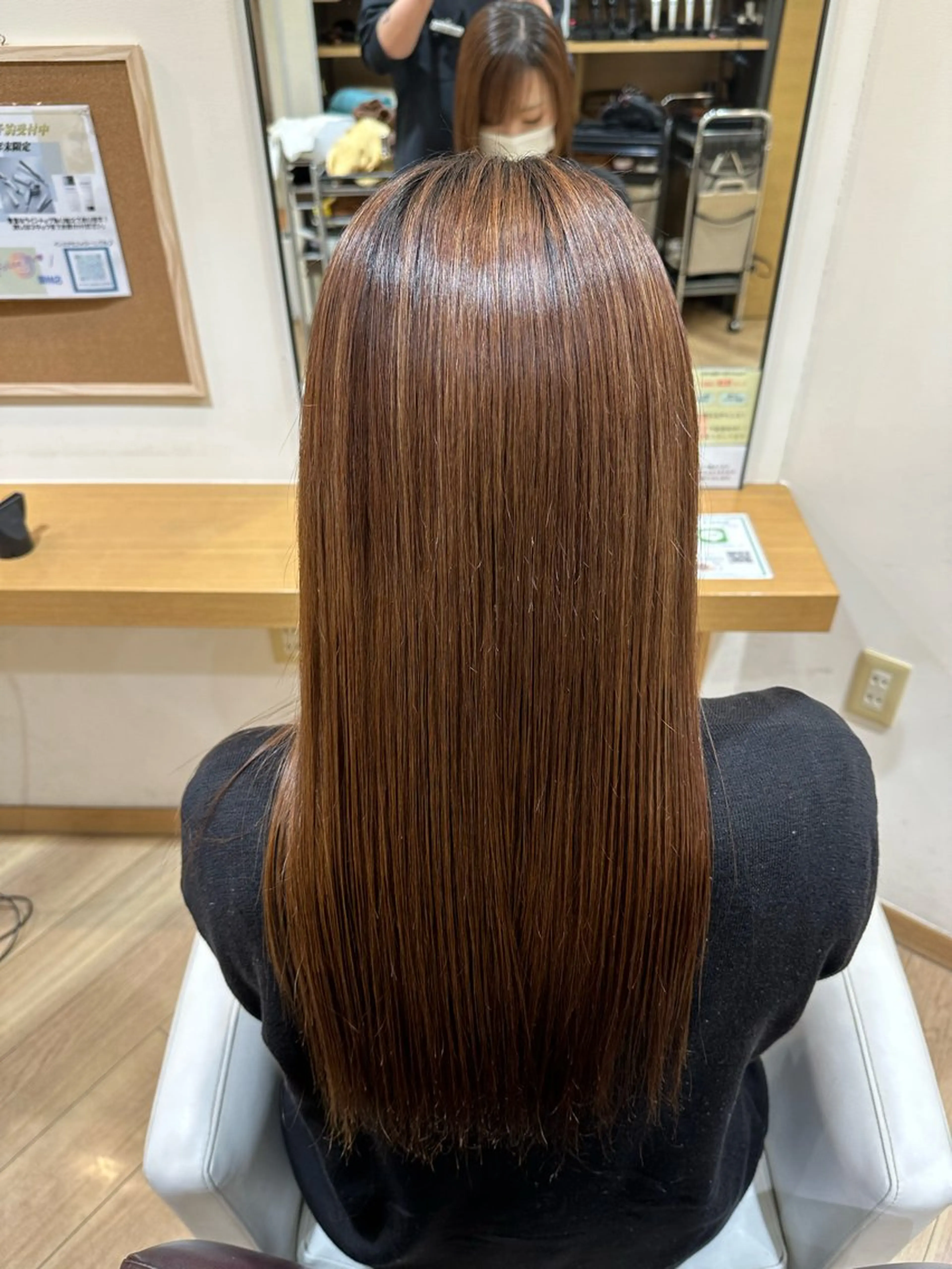 ロング カット 縮毛矯正 玉木 雄也のヘアスタイル