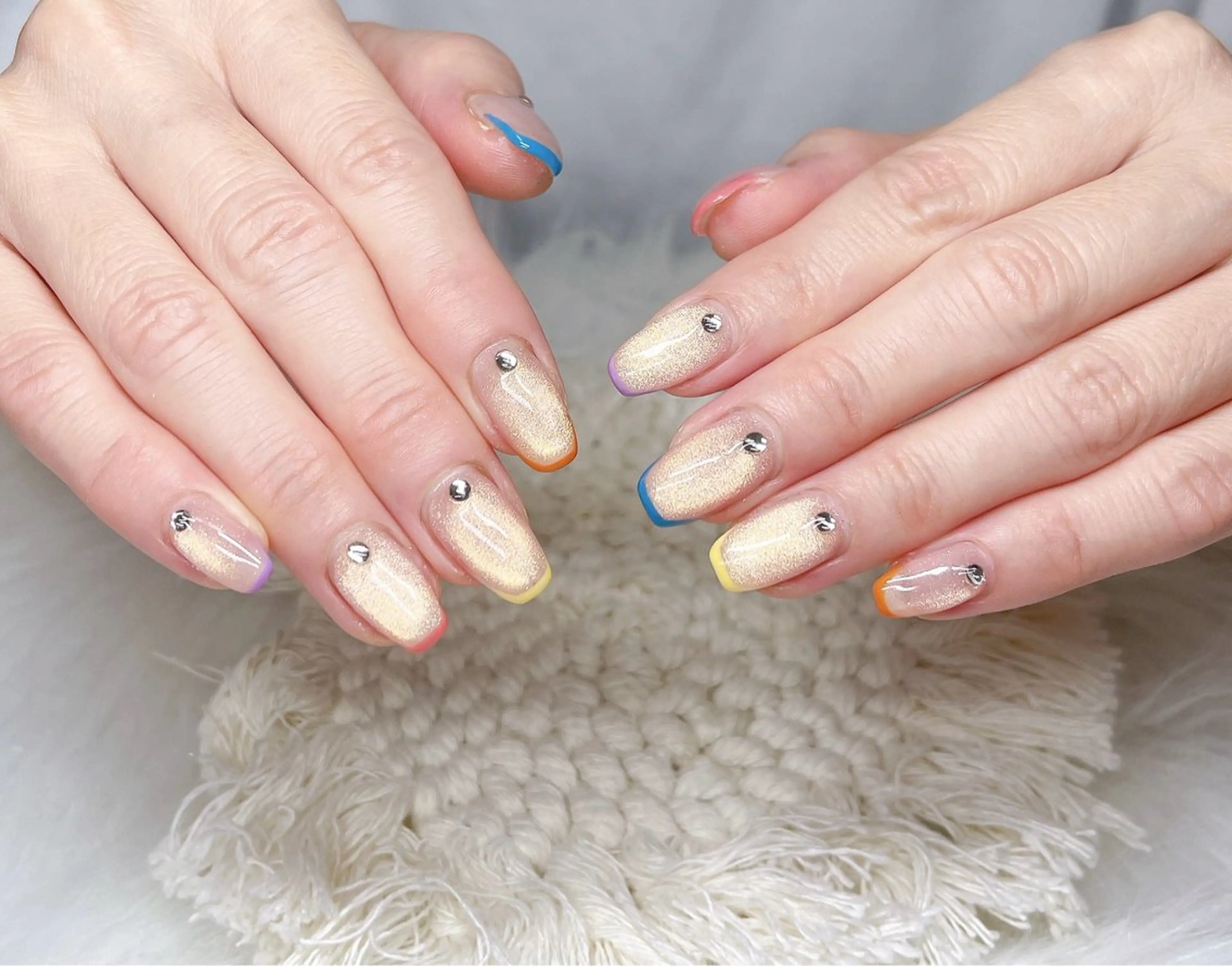 ネイル フレンチネイル ハンドネイル YumiNail所属・Yumi nailのネイルデザイン