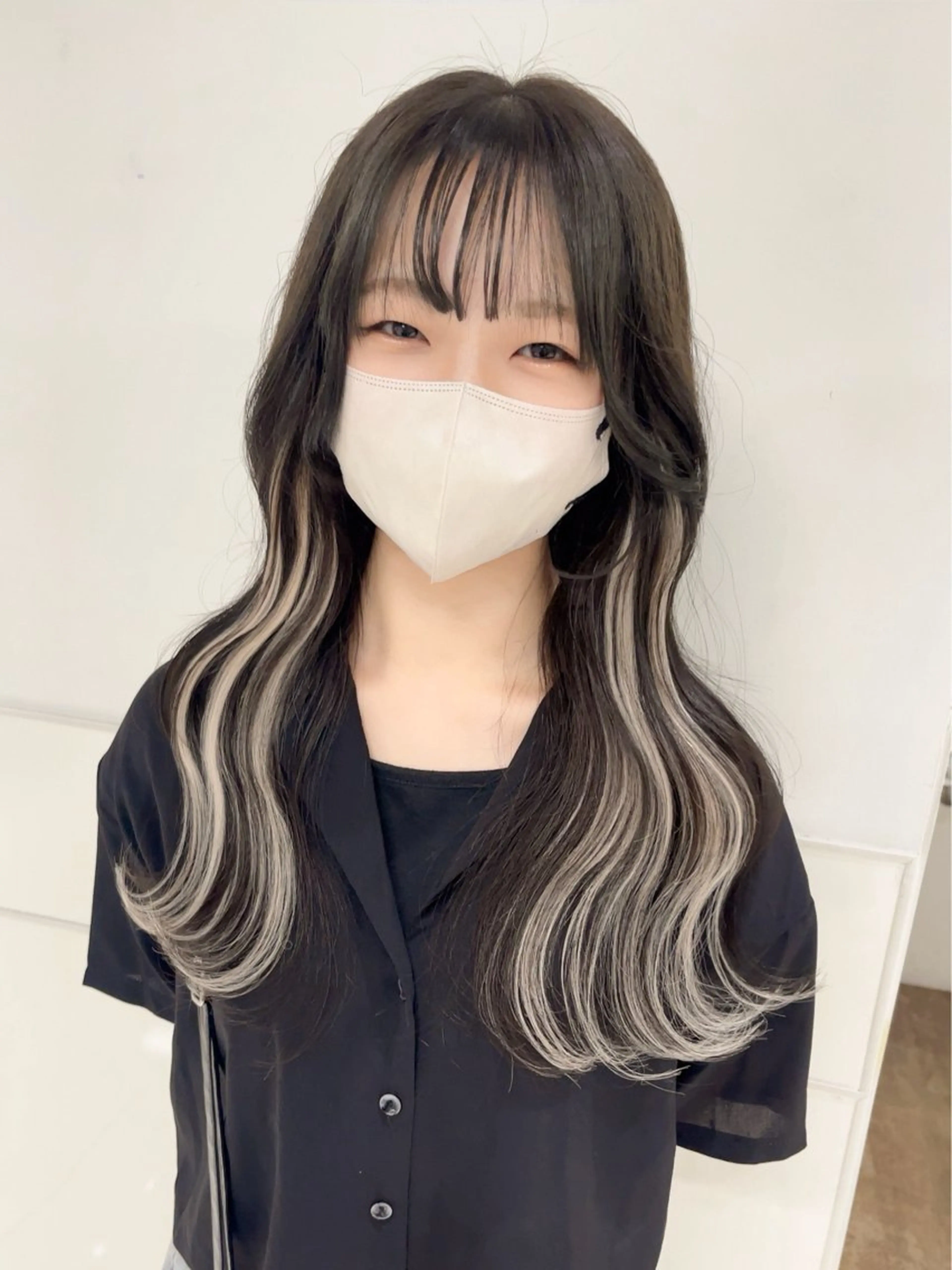 ロング エクステ りおな/エクステ /ミルクティーカラーのヘアスタイル