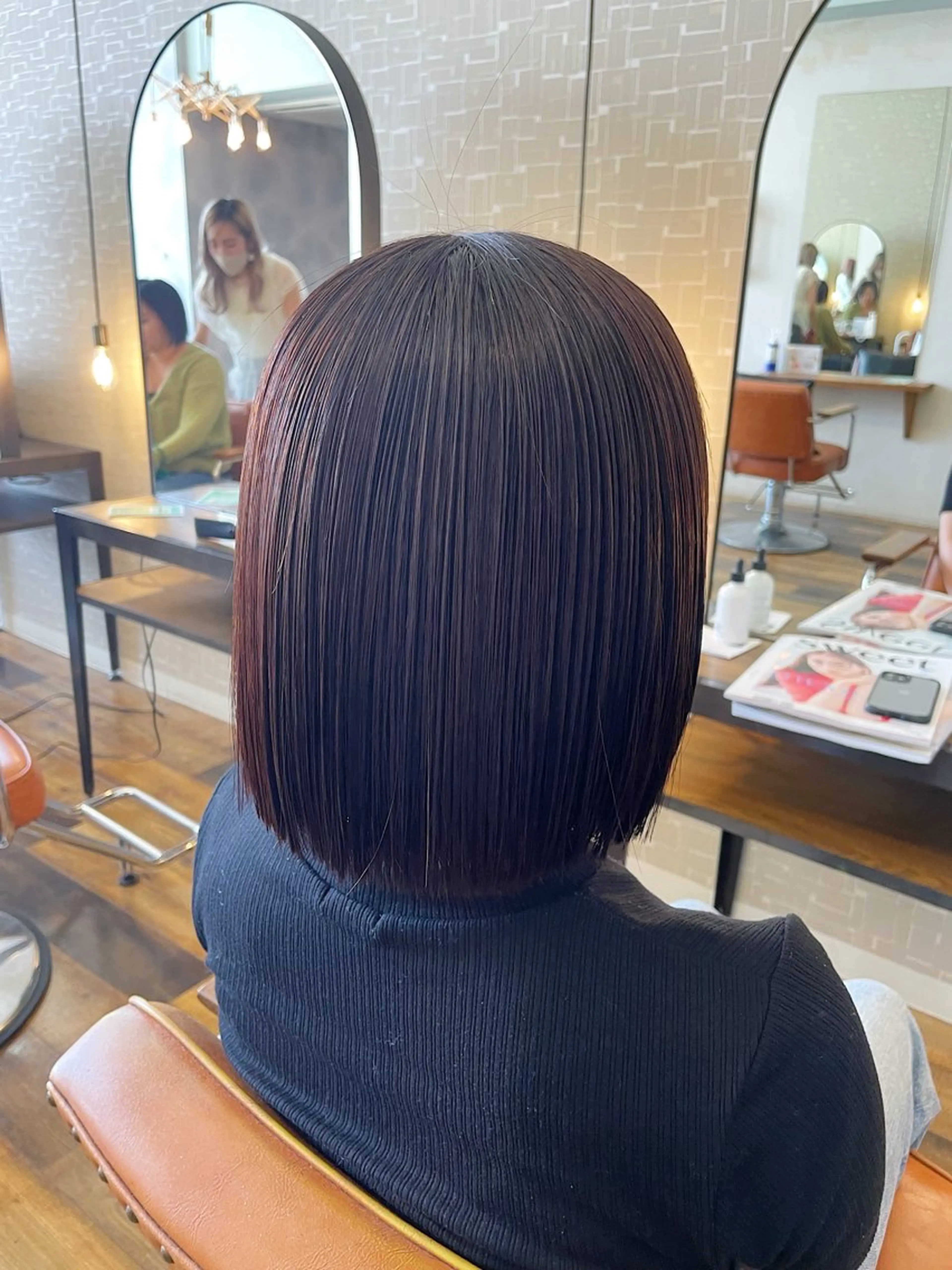 ミディアム 髪質改善 カット 縮毛矯正 赤嶺/メンズカット メンズパーマのヘアスタイル