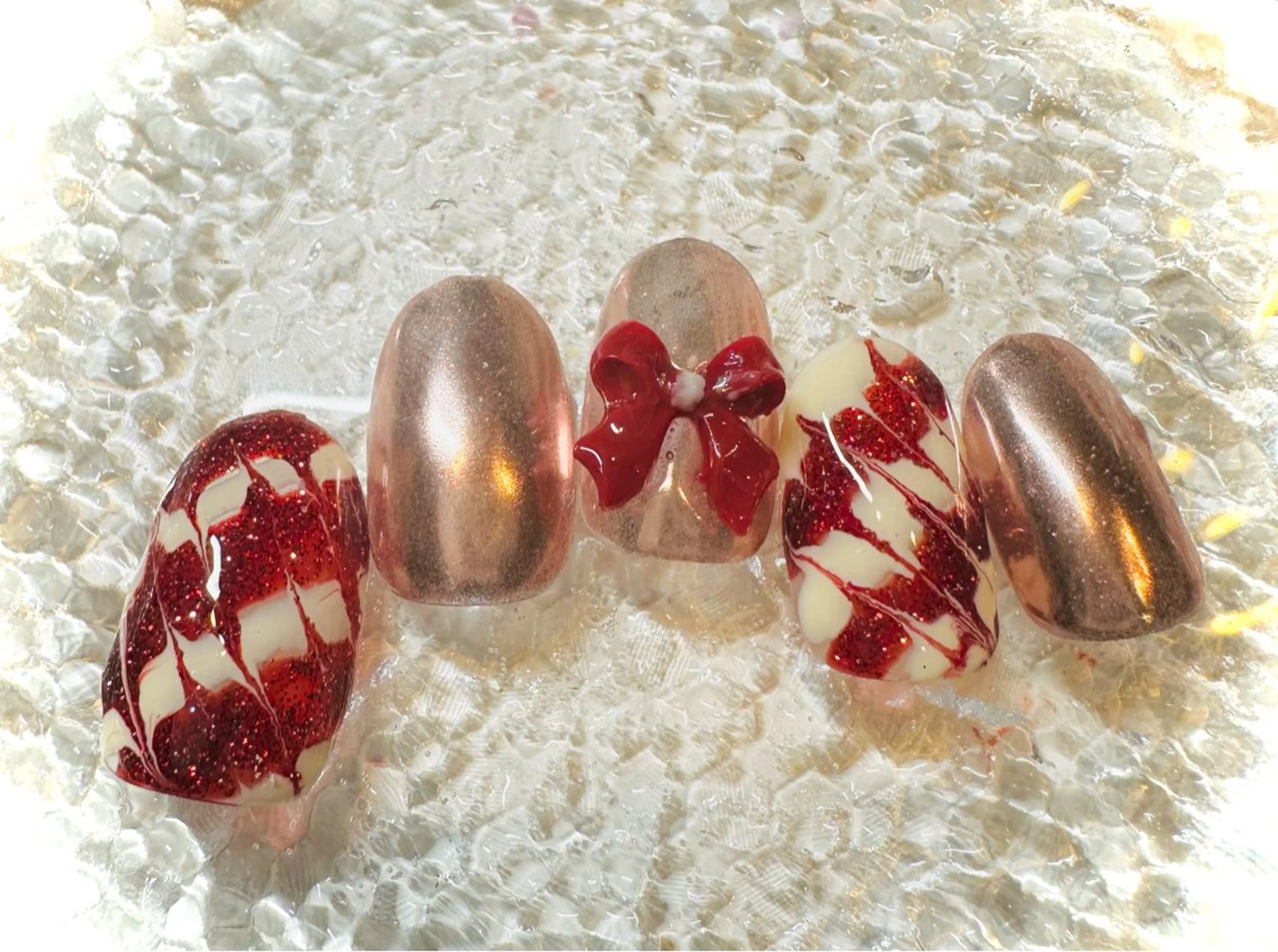 ネイル ピーコックネイル ハンドネイル ネイルサロンエレノア所属・田端 笑理菜のネイルデザイン