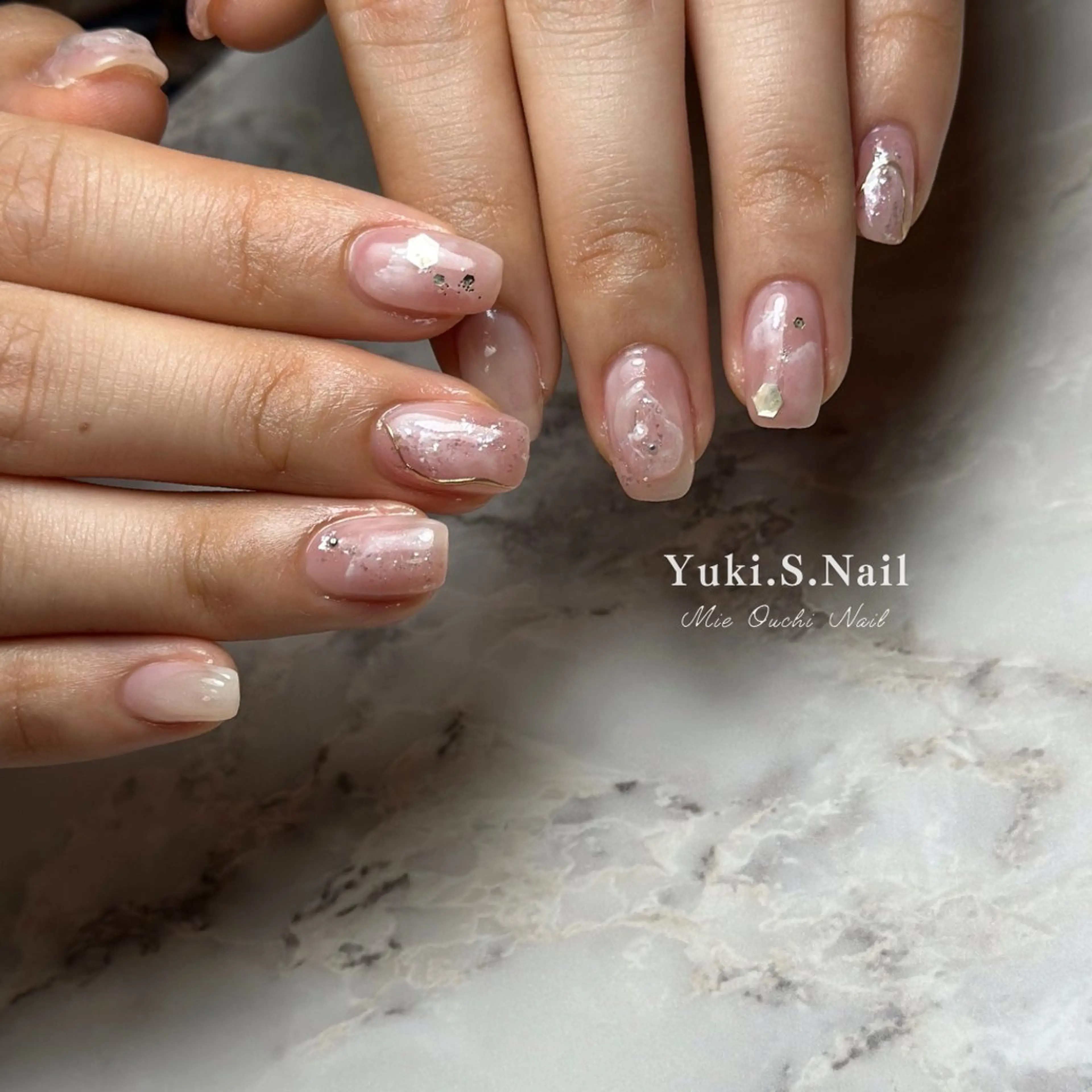 ショート ハンドネイル Yuki S.Nailのネイルデザイン