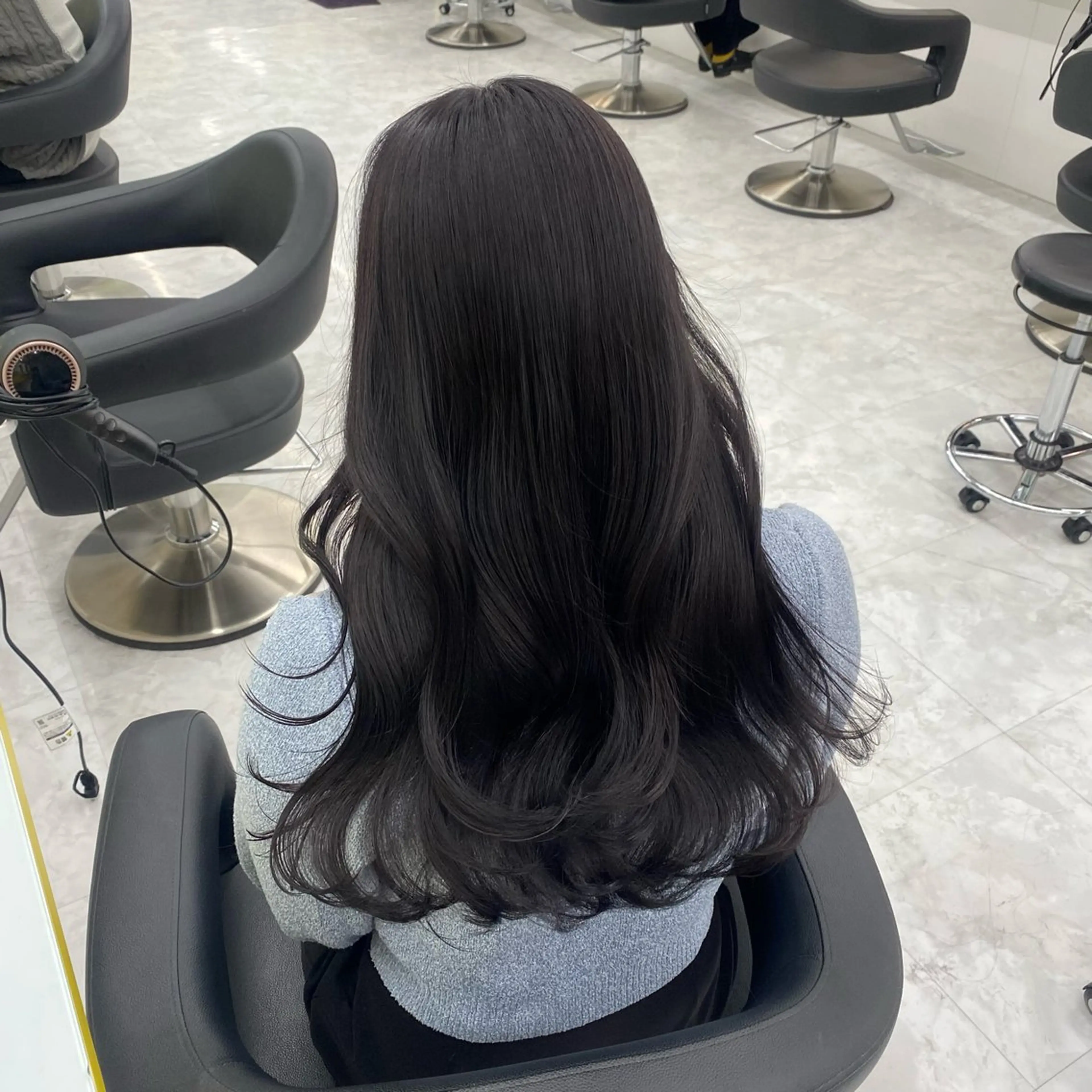セミロング カラー パーマ ヘアアレンジ メンズ キッズ グレージュ ヘアカラー Lumo所属・💖横浜ブリーチなし 💖MIHOのヘアスタイル