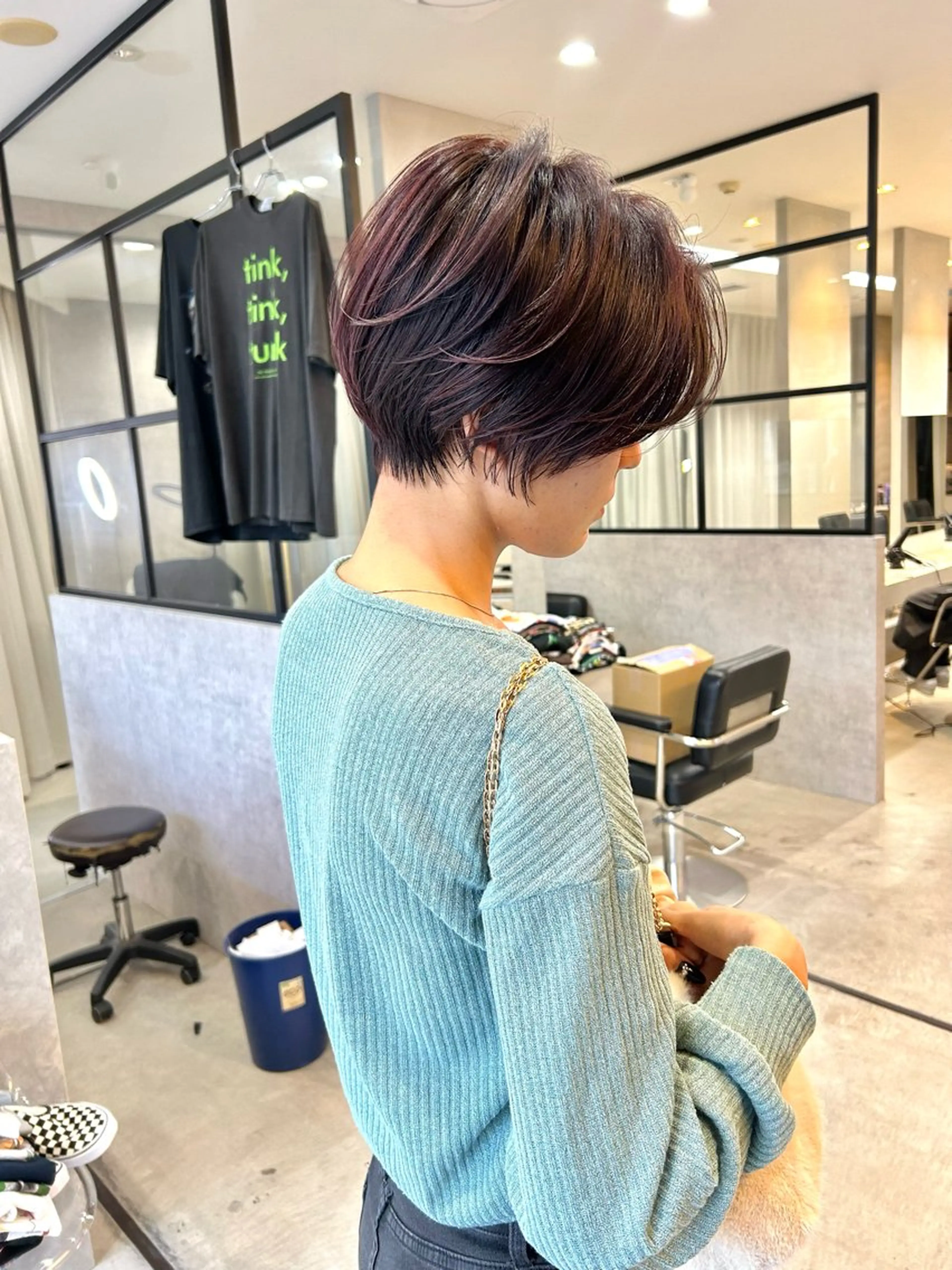 ショート ヘアカラー トリートメント mood tatemachiのヘアスタイル