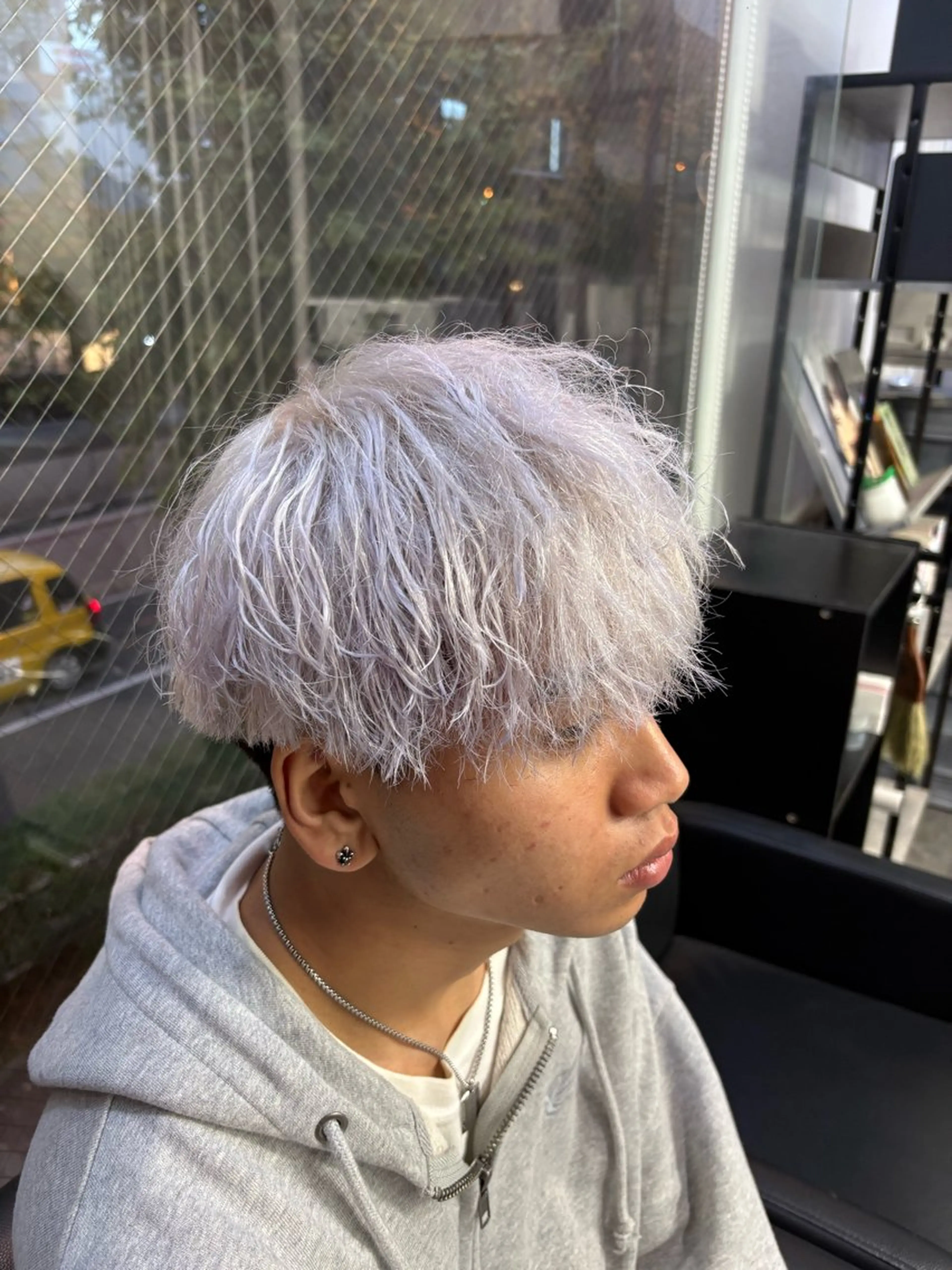 カラー パーマ メンズ カット パーマ 梅田/全パーマ特化/ ケアパーマ特化/秋本のヘアスタイル