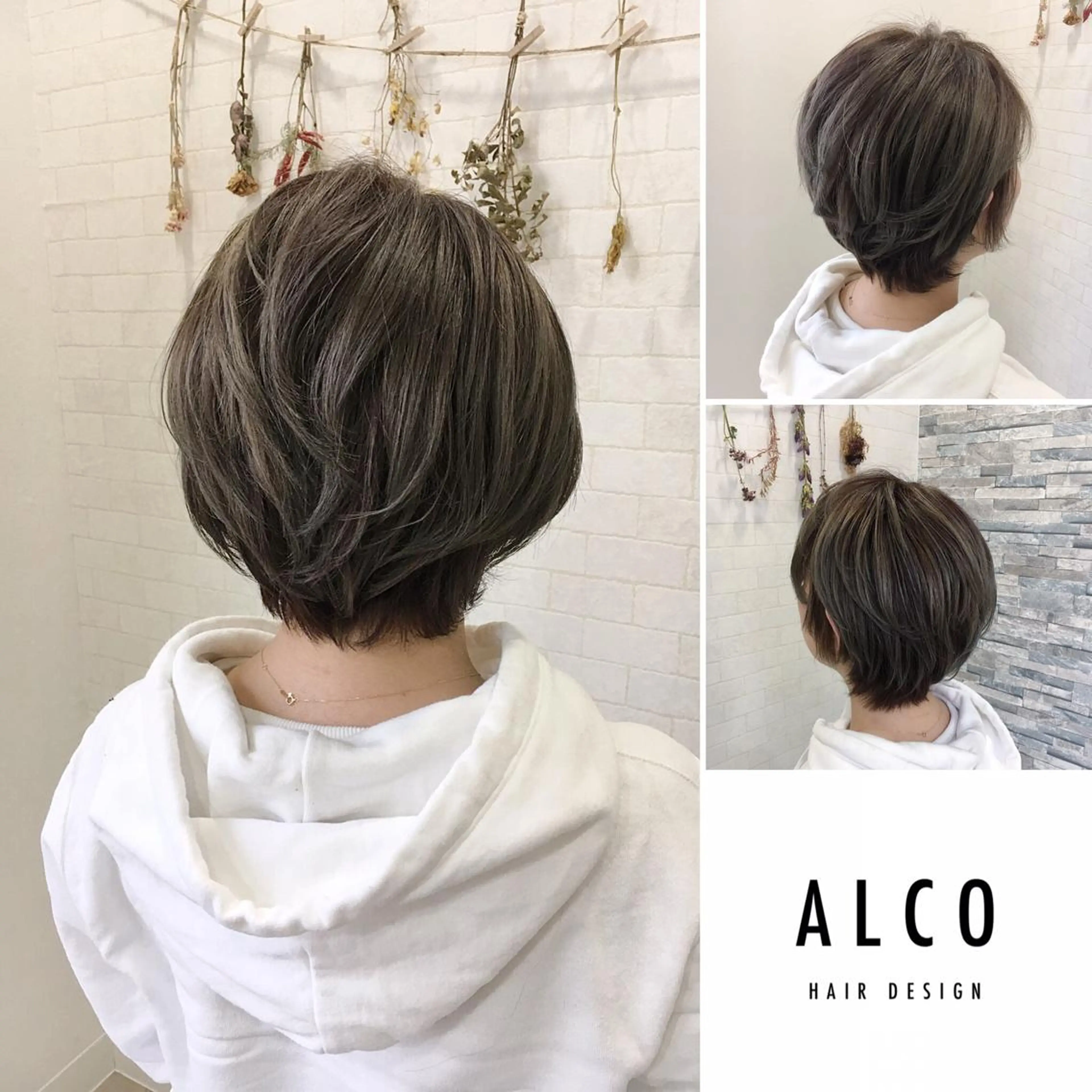 ショート カラー ワタイショウタ 髪質改善✨アイブロウのヘアスタイル