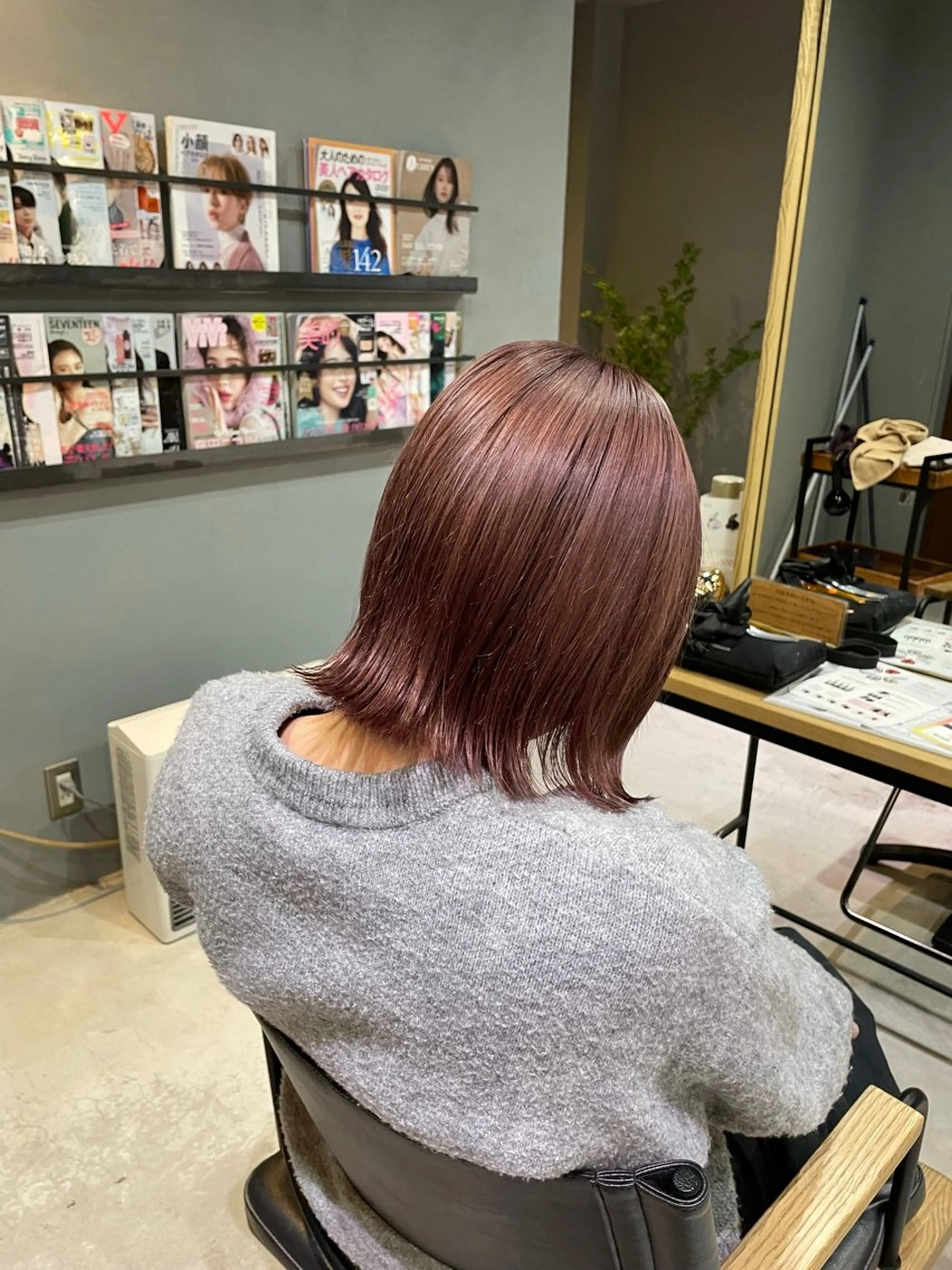 ミディアム カラー 艶髪/透明感カラー/ 韓国/nonokaのヘアスタイル