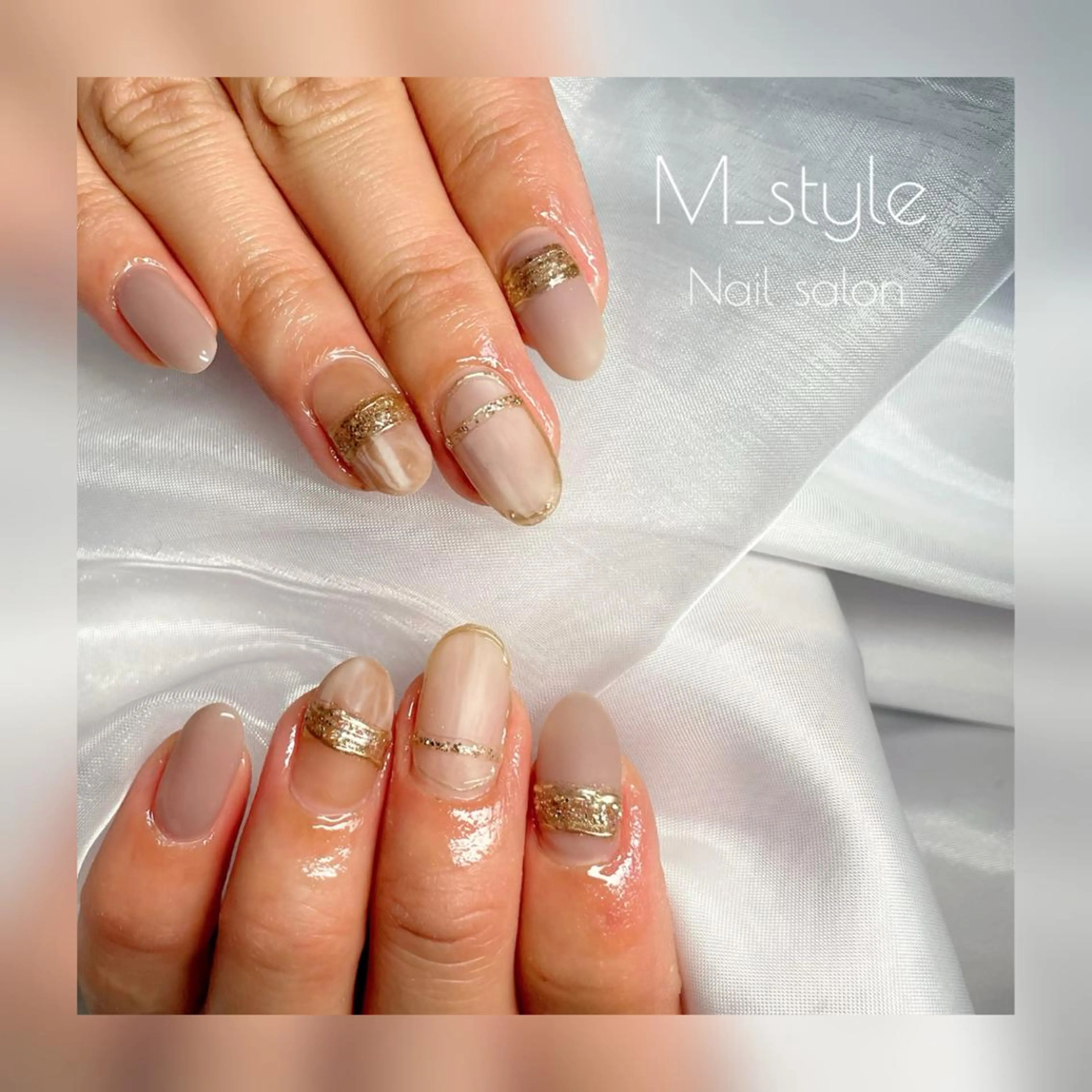 ミディアム ネイル 下妻市ﾈｲﾙｻﾛﾝ M_styleのネイルデザイン