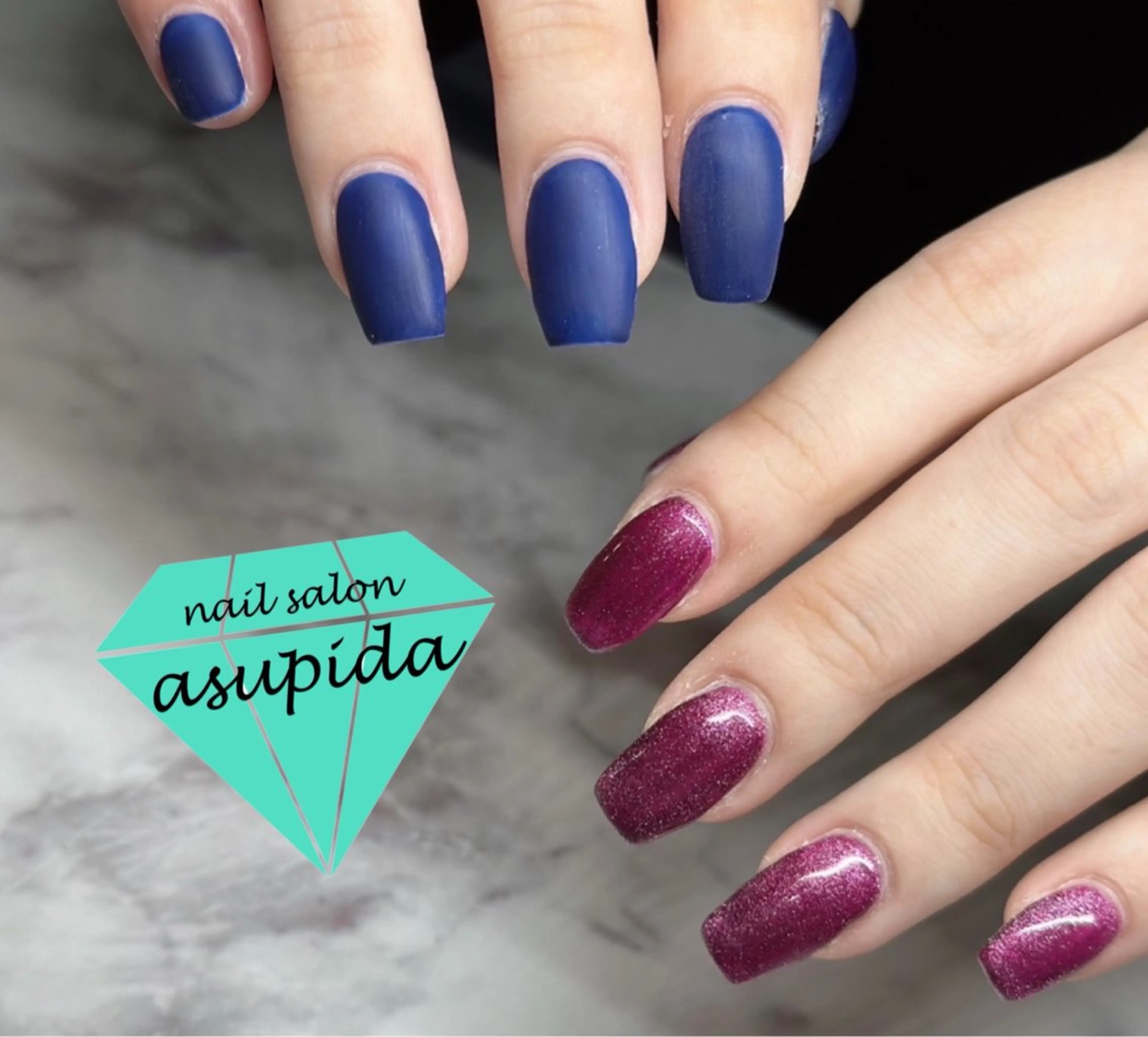 ネイル マットネイル ハンドネイル nailsalon asupida所属・nail salon asupidaのネイルデザイン