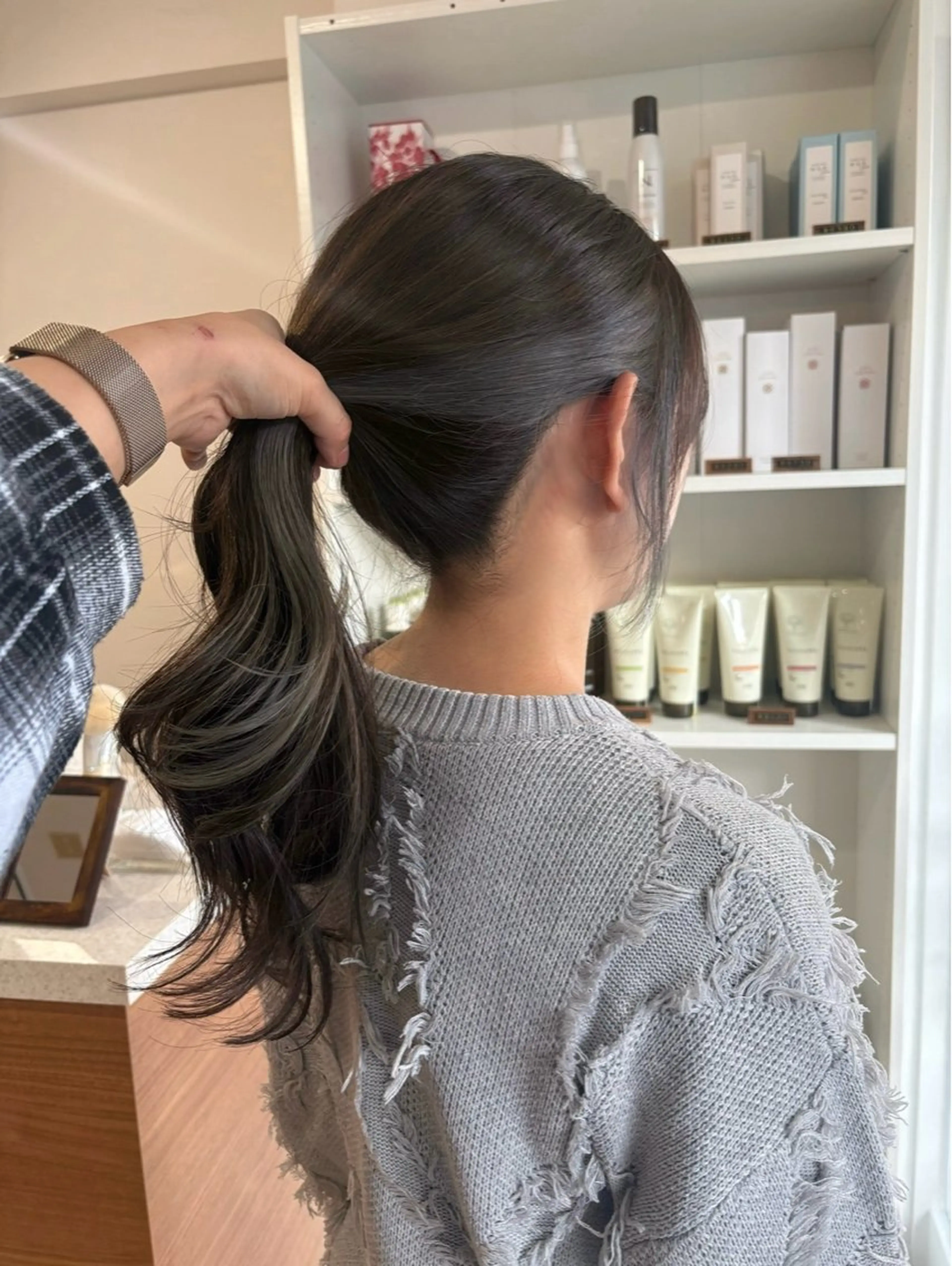 セミロング カット ヘアカラー HaKUmaison ノエ／久屋大通 高岳のヘアスタイル