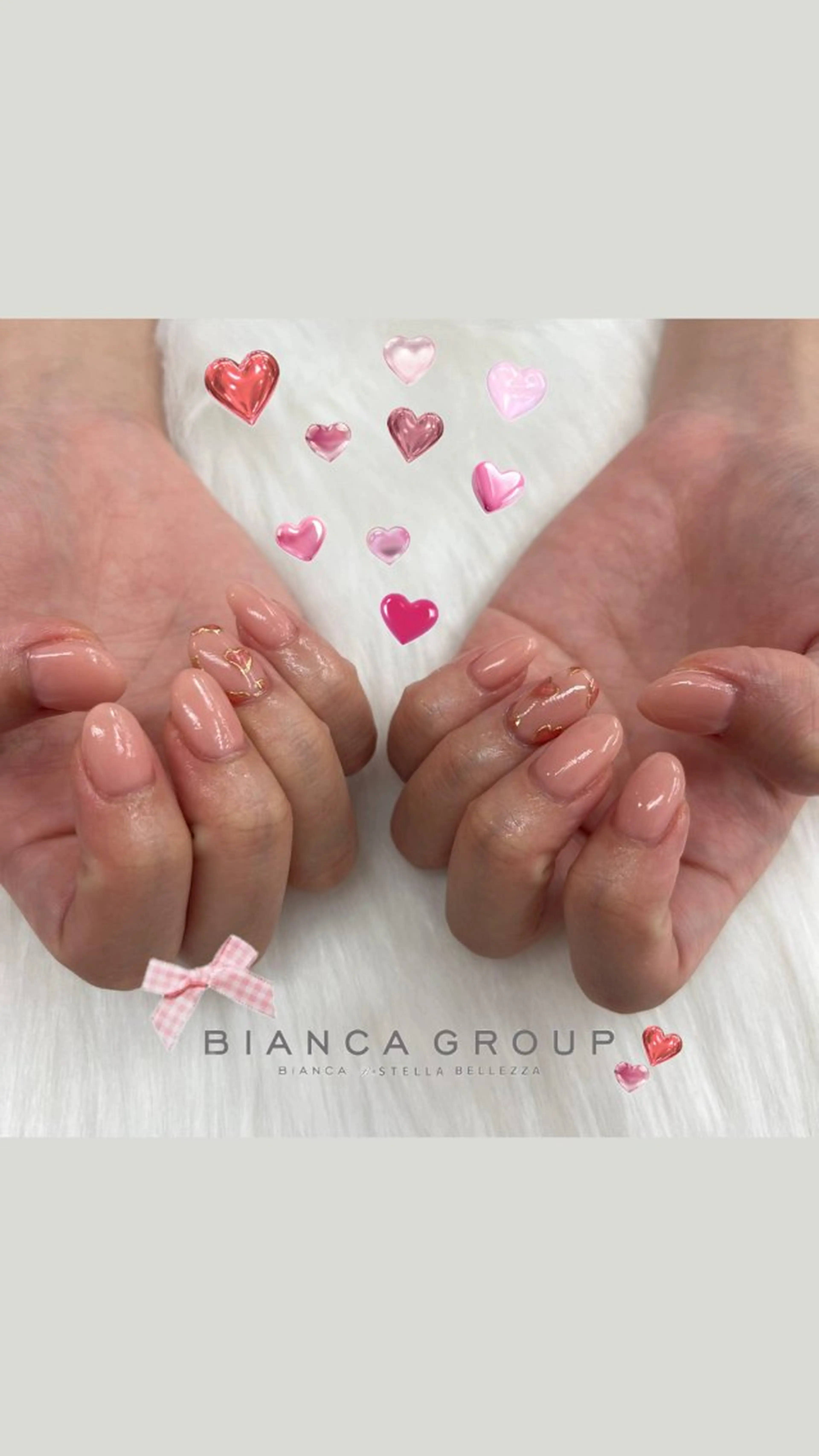 ネイル ハンドネイル Bianca 立川 Kouno ⭐️のネイルデザイン