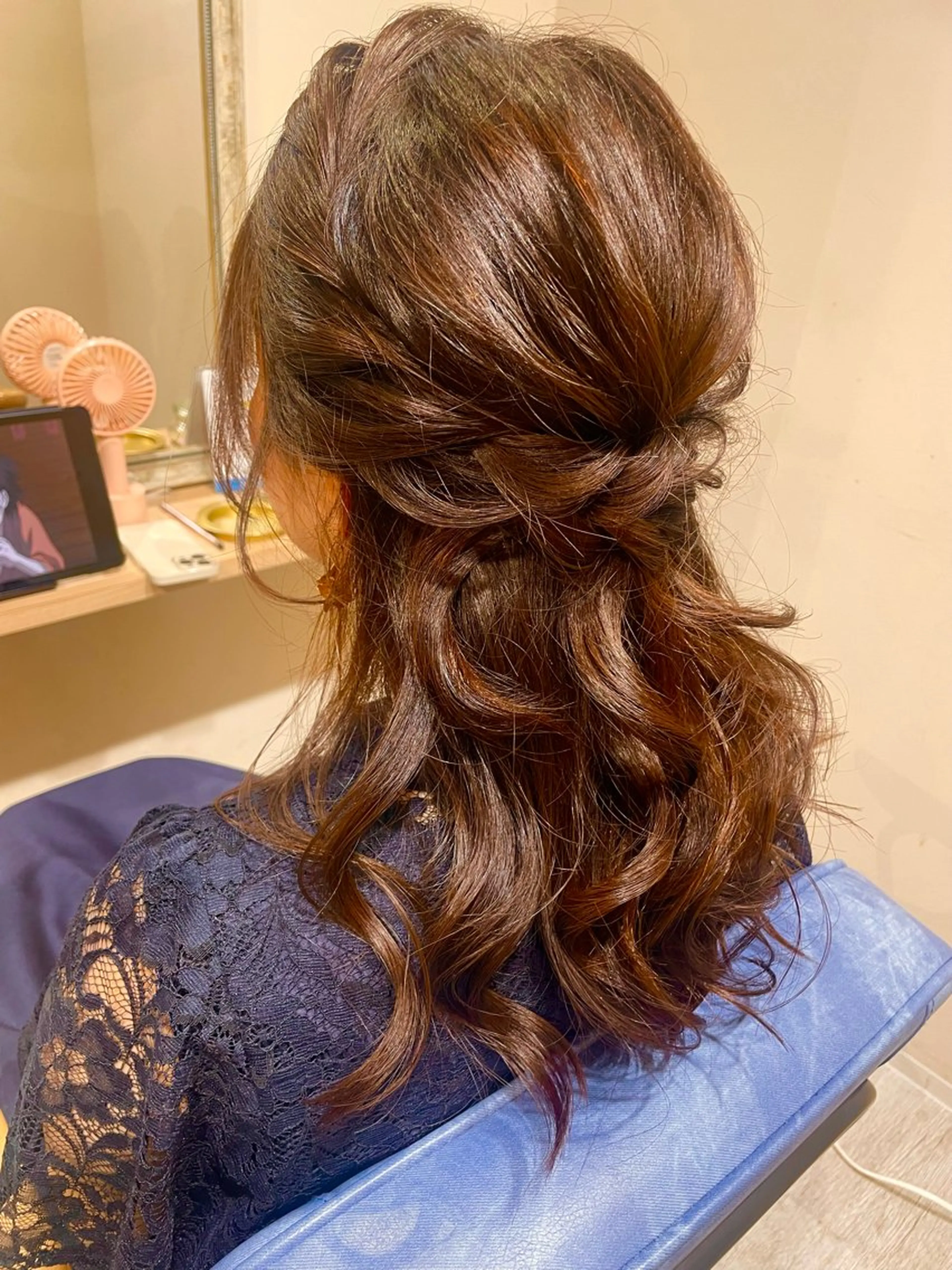 ミディアム ヘアセット Connect Rumiのヘアスタイル
