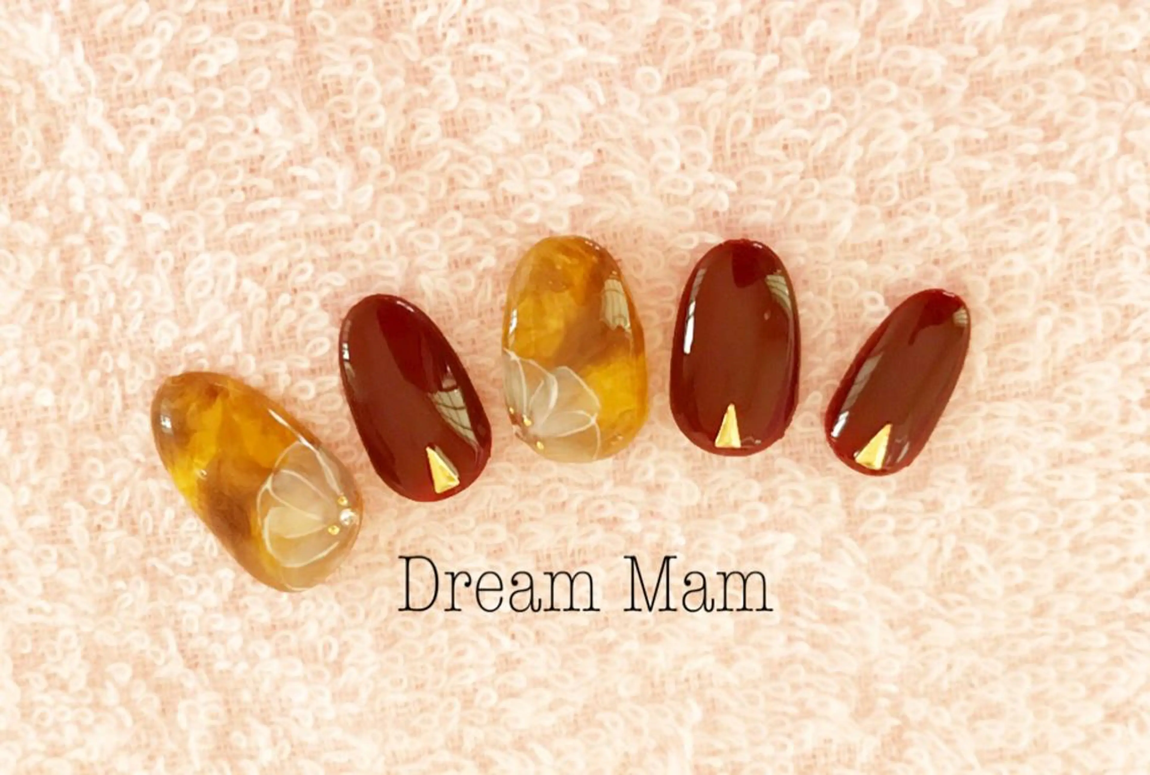 ミディアム ネイル べっ甲ネイル フラワーネイル ハンドネイル Nail Salon Ｄream Mamのネイルデザイン