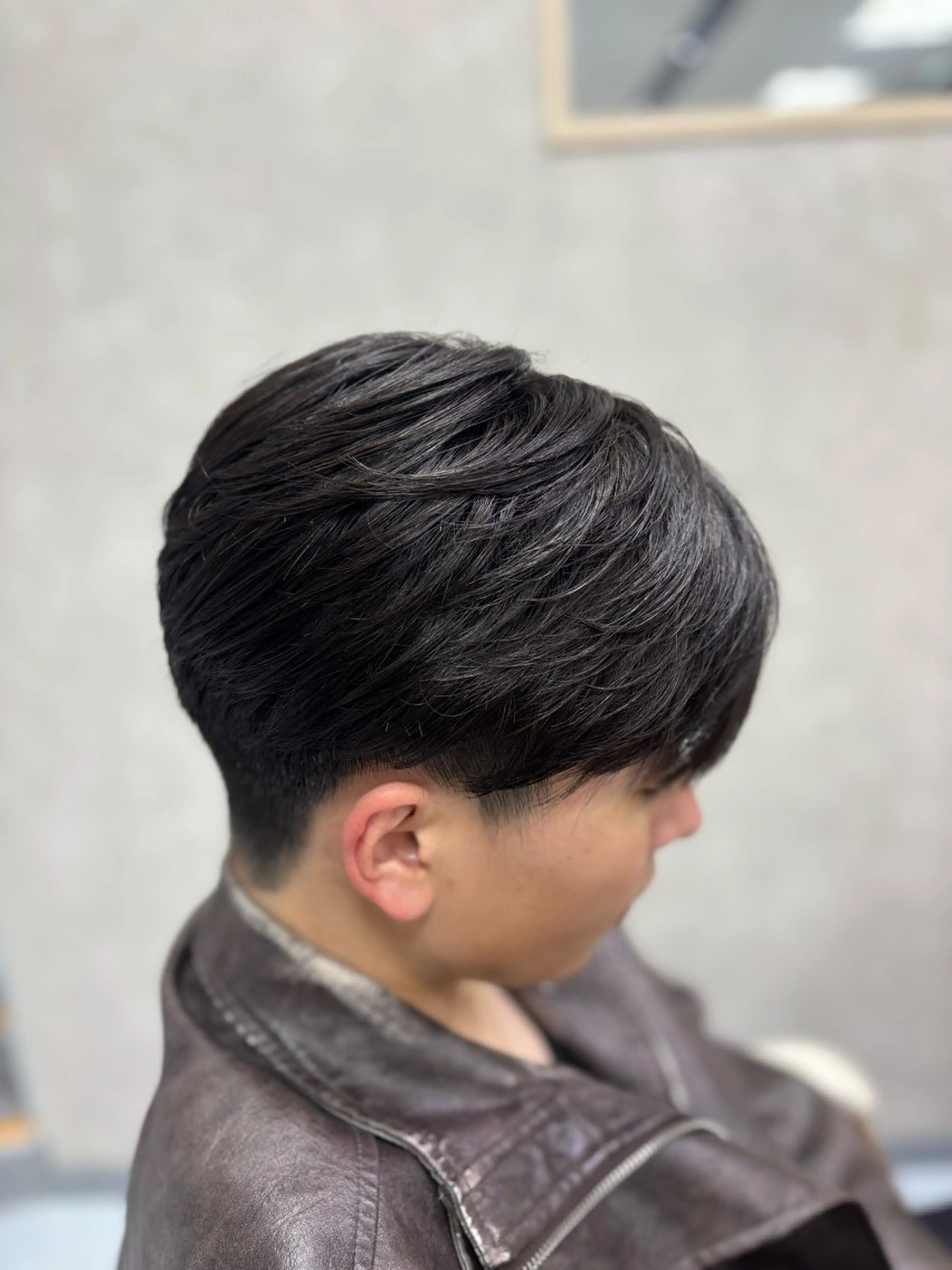 メンズ カット パーマ メンズ特化透明感 ブリーチカラー/りんのヘアスタイル