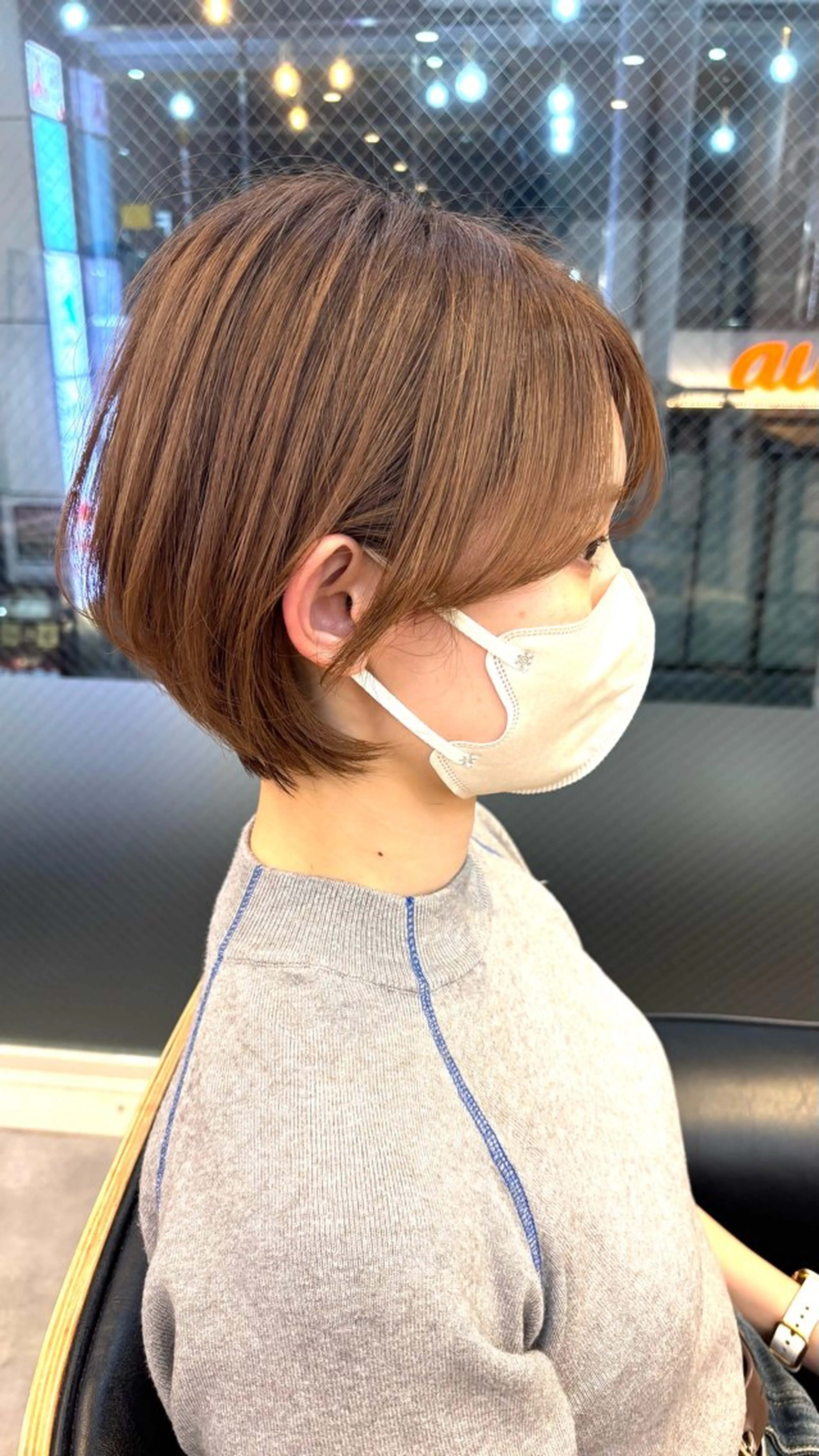 ショート ショートボブ ハンサムショート 丸みショート ボブ くびれヘア HARUKI  MINATO Japan広島紙屋町店所属・hmj紙屋町店 脊戸智志のヘアスタイル
